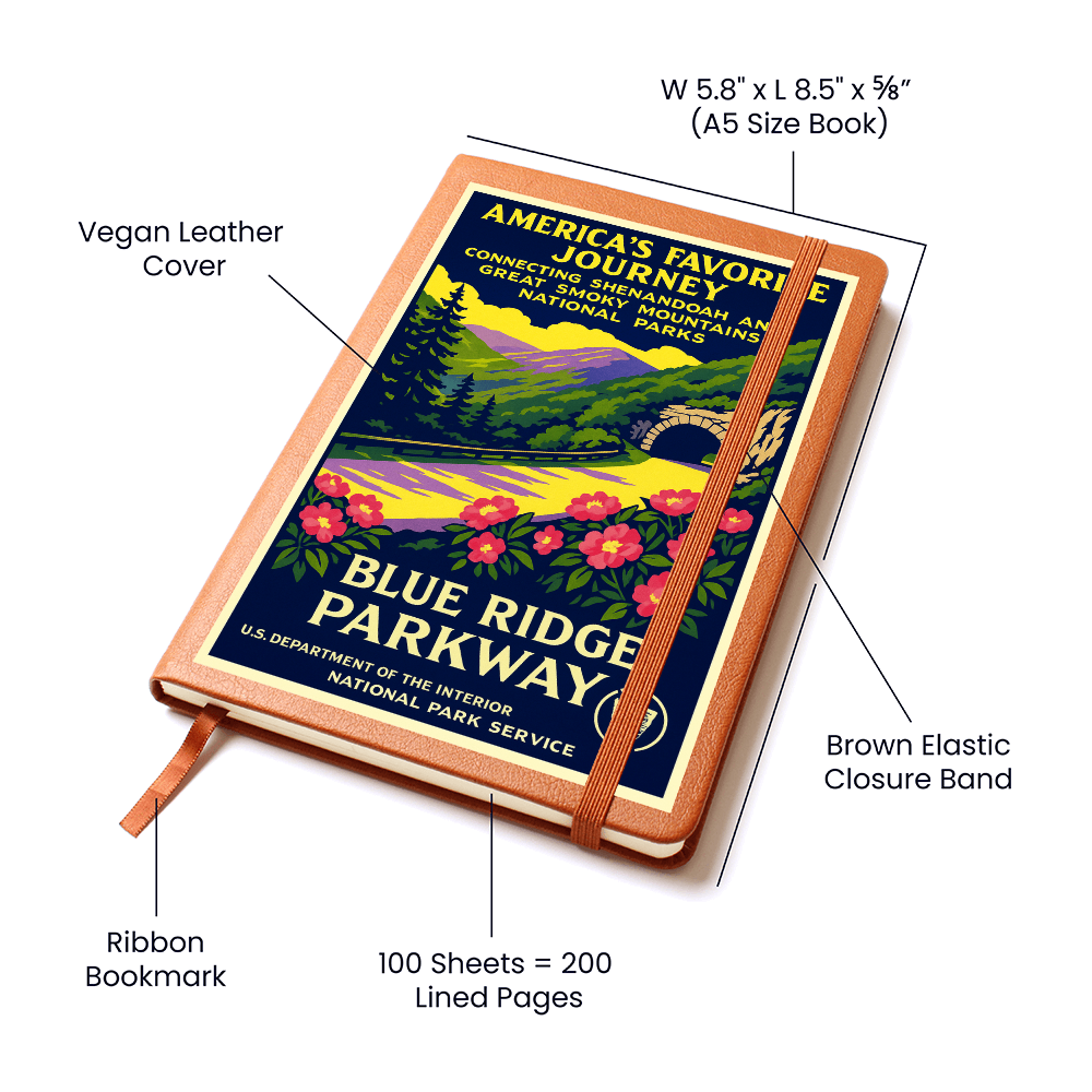 Blue Ridge Parkway Journal. Memory Book Virginia North Carolina