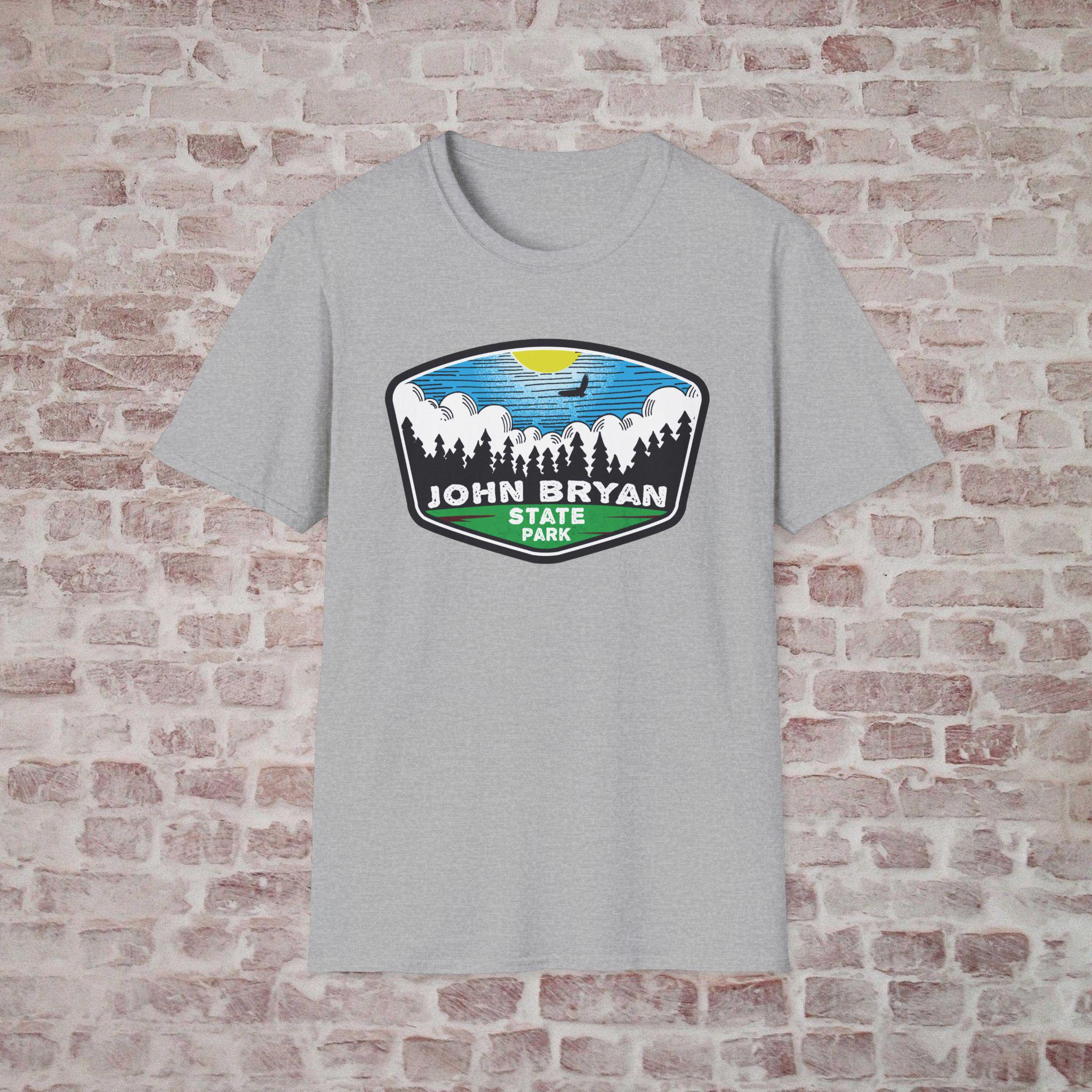 John Bryan State Park Ohio T-Shirt, Souvenir Gift, Vacation Tee Nature Lover - Unisex Softstyle Tee, Travel Shirt, Outdoor Adventure Top,