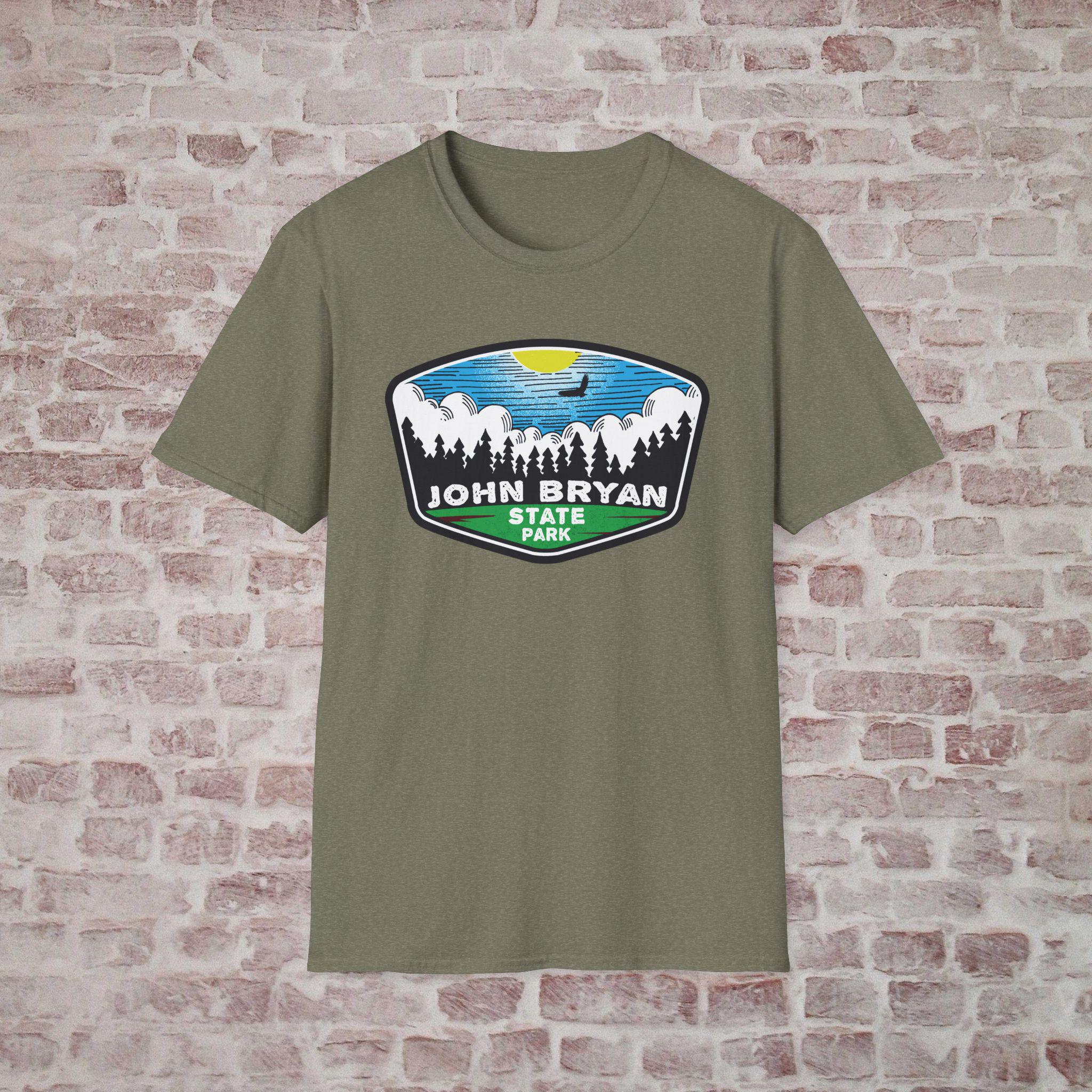 John Bryan State Park Ohio T-Shirt, Souvenir Gift, Vacation Tee Nature Lover - Unisex Softstyle Tee, Travel Shirt, Outdoor Adventure Top,