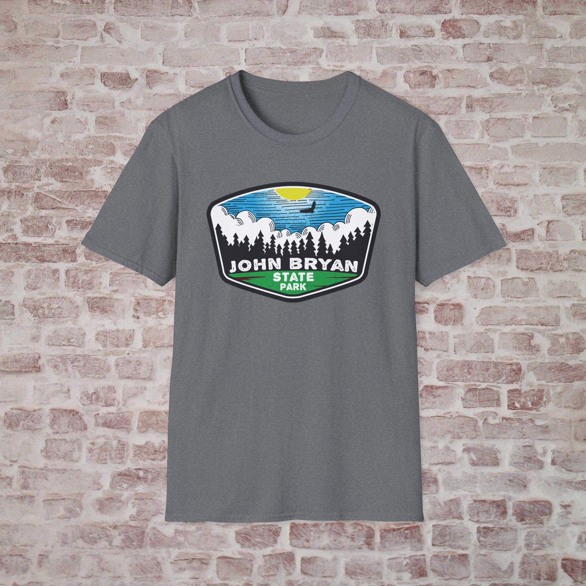 John Bryan State Park Ohio T-Shirt, Souvenir Gift, Vacation Tee Nature Lover - Unisex Softstyle Tee, Travel Shirt, Outdoor Adventure Top,