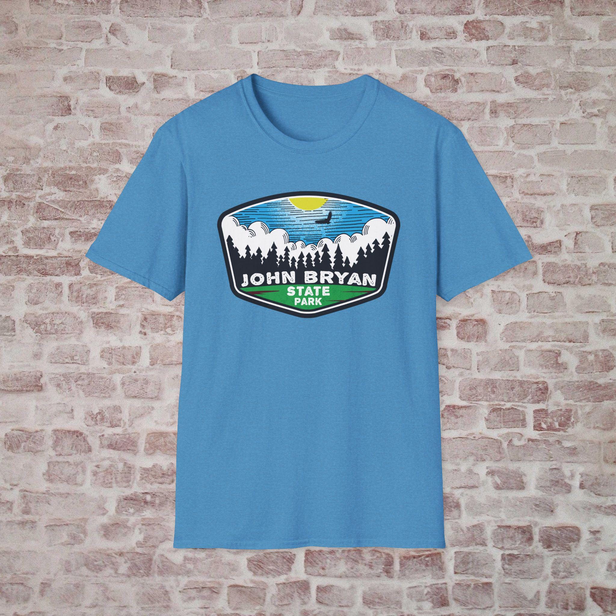 John Bryan State Park Ohio T-Shirt, Souvenir Gift, Vacation Tee Nature Lover - Unisex Softstyle Tee, Travel Shirt, Outdoor Adventure Top,
