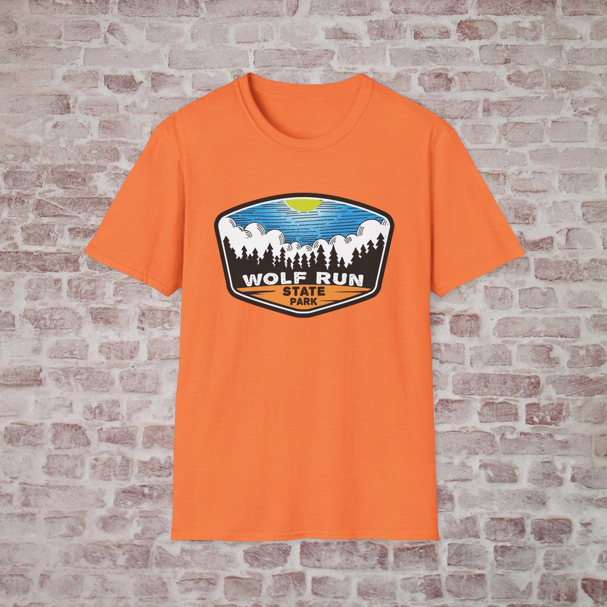 Wolf Run State Park Ohio T-Shirt, Souvenir Gift, Vacation Tee Nature Lover - Unisex Softstyle Tee, Travel Shirt, Outdoor Adventure Top,