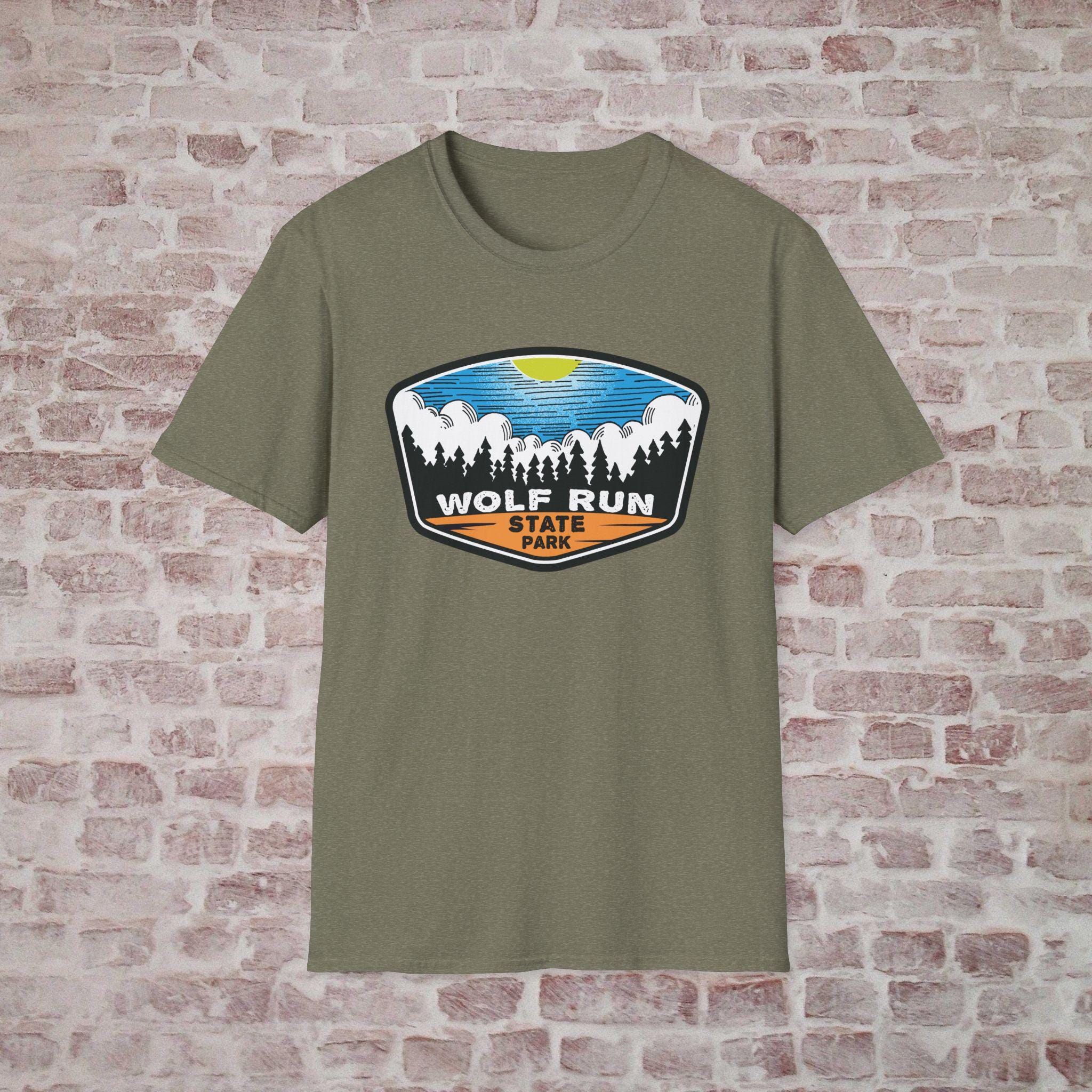 Wolf Run State Park Ohio T-Shirt, Souvenir Gift, Vacation Tee Nature Lover - Unisex Softstyle Tee, Travel Shirt, Outdoor Adventure Top,