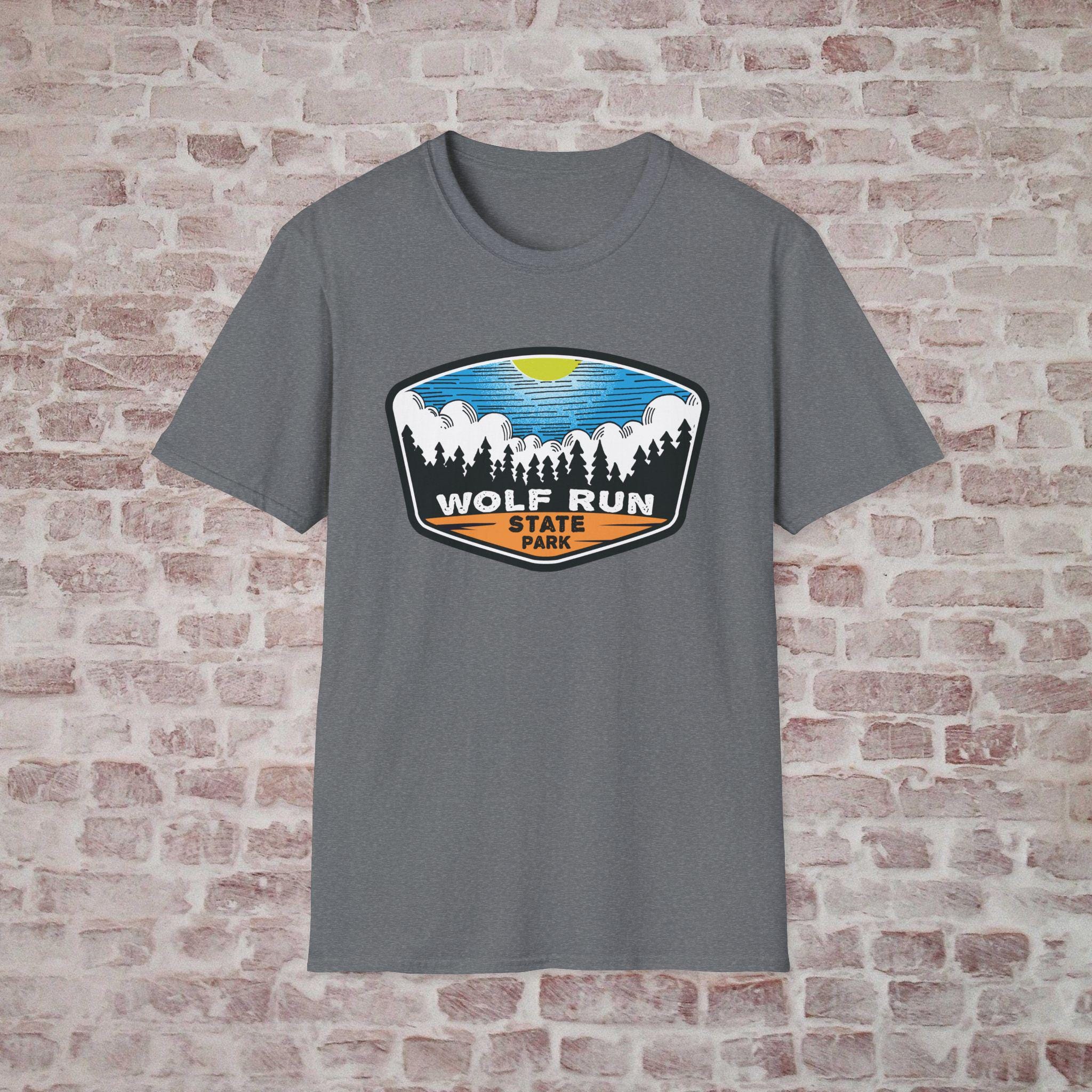 Wolf Run State Park Ohio T-Shirt, Souvenir Gift, Vacation Tee Nature Lover - Unisex Softstyle Tee, Travel Shirt, Outdoor Adventure Top,