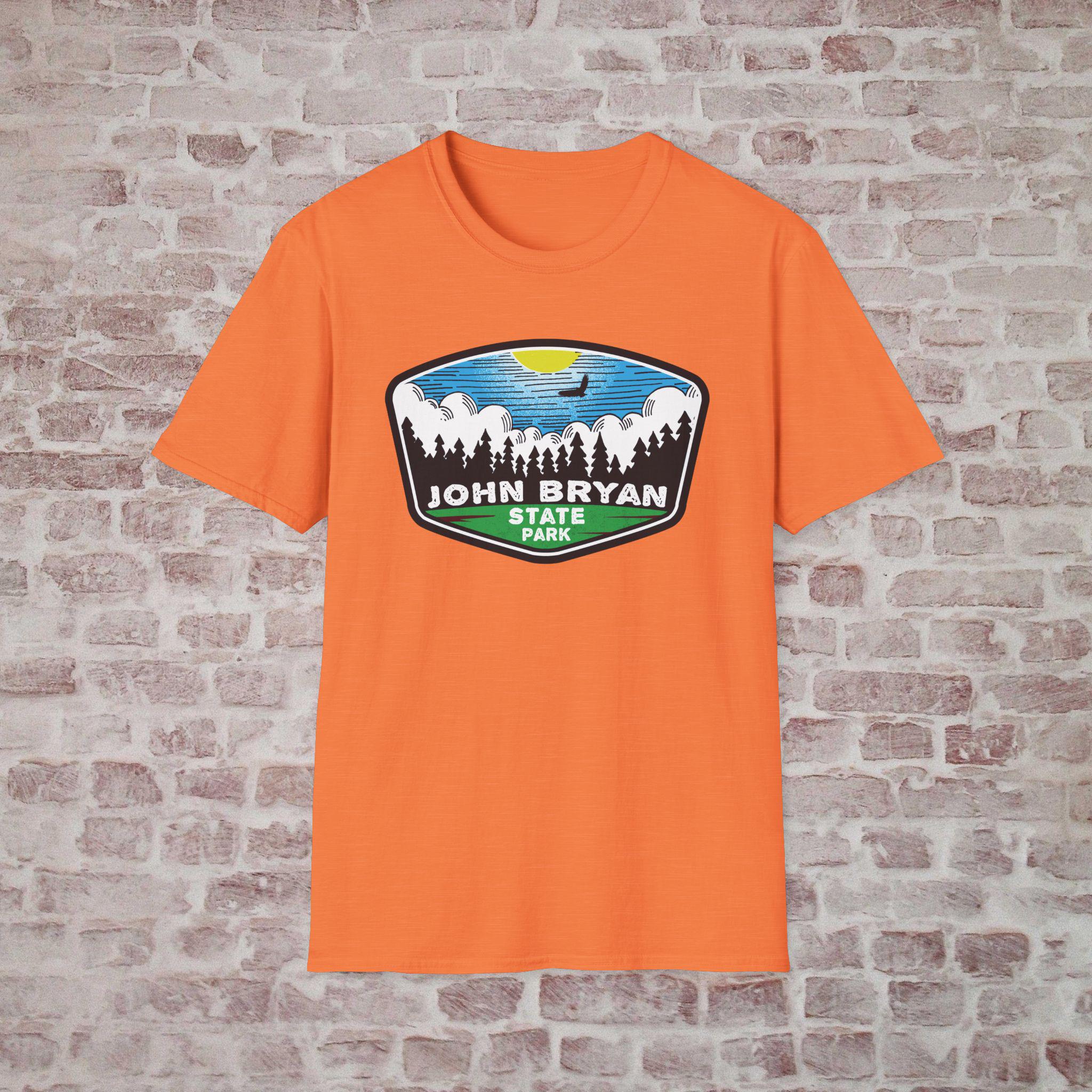 John Bryan State Park Ohio T-Shirt, Souvenir Gift, Vacation Tee Nature Lover - Unisex Softstyle Tee, Travel Shirt, Outdoor Adventure Top,