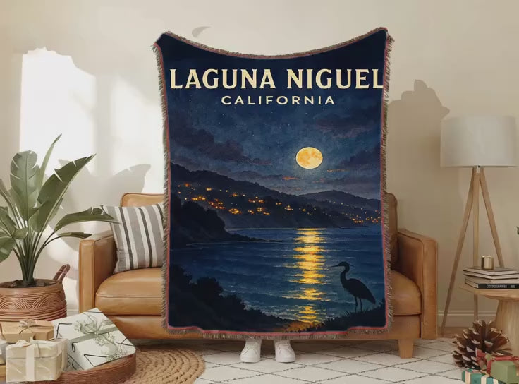 Woven Blankets Laguna Niguel California At Night Blanket