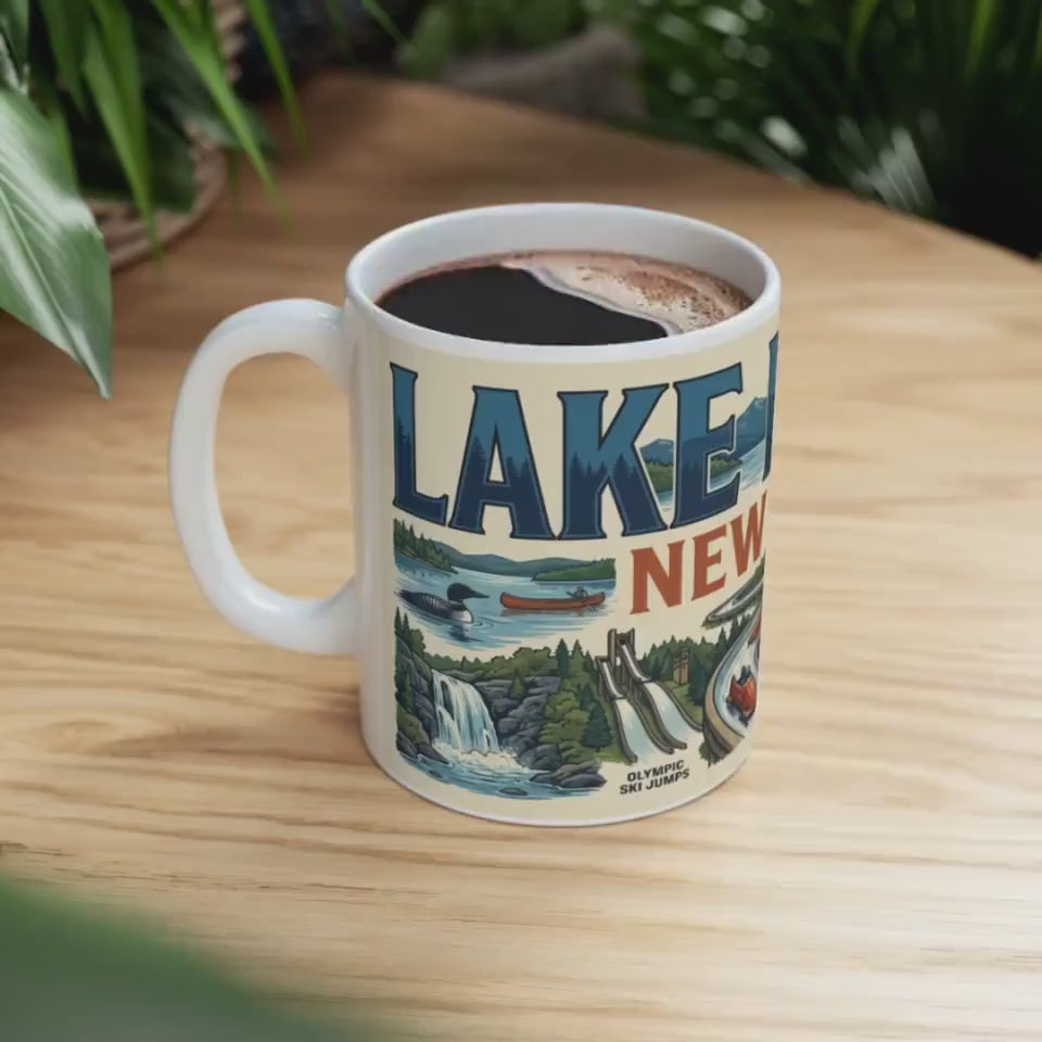 Lake Placid New York Coffee Mug - Resort Travel Vacation Souvenir NY Gift For