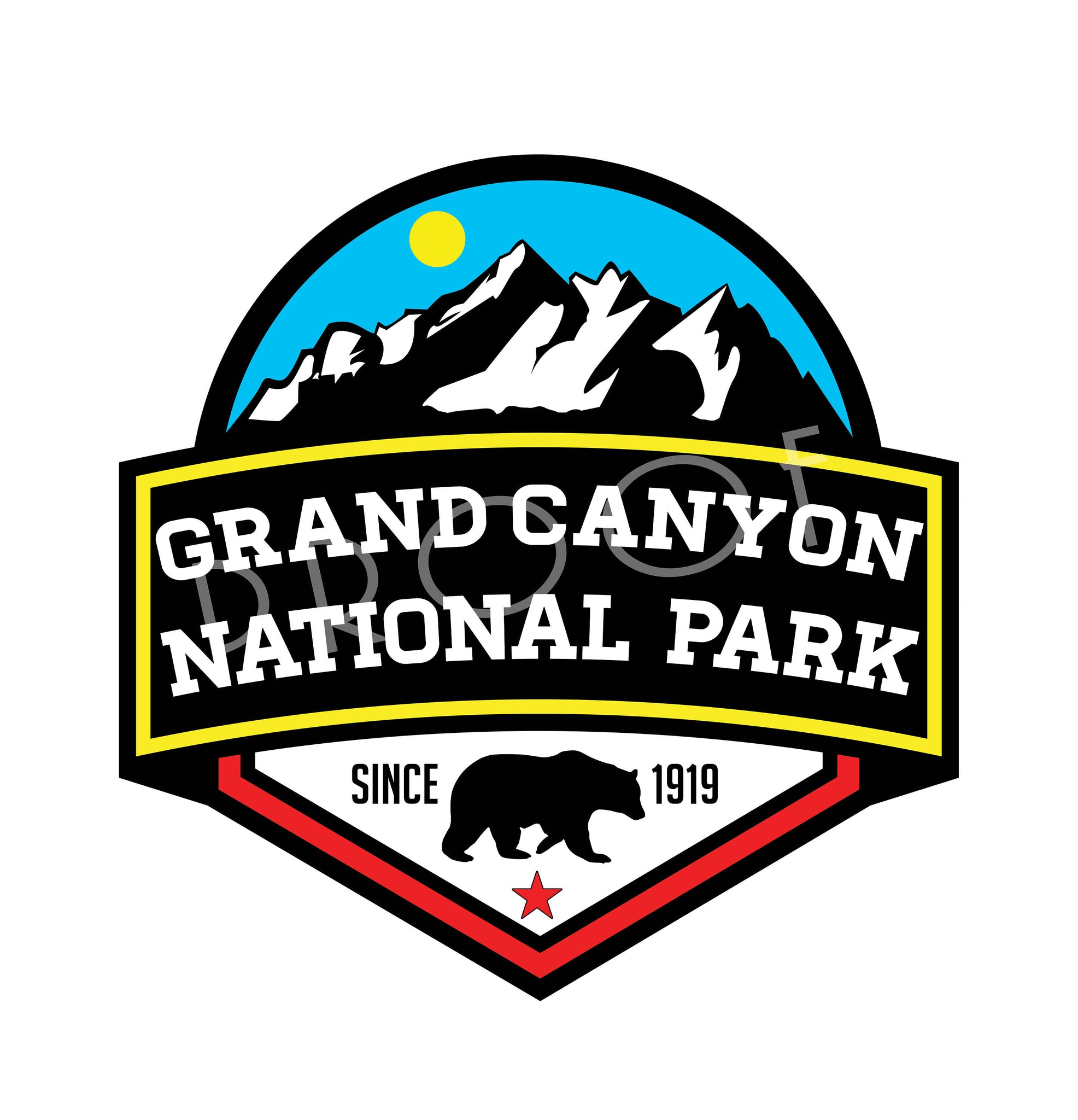 Grand Canyon National Park Arizona Decal Sticker – 3.1 Inches, Made In USA