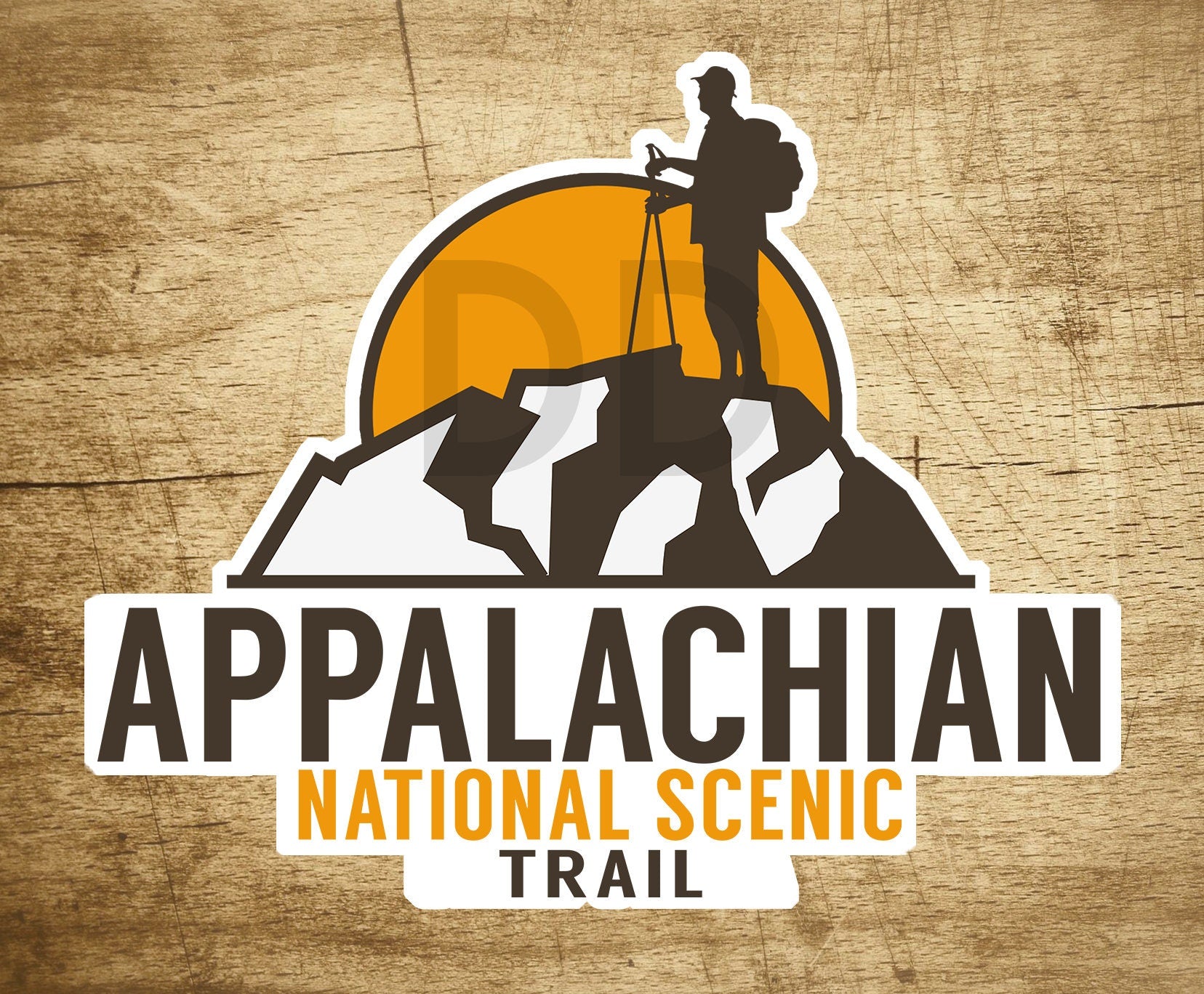 Appalachian National Scenic Trail Hiking Sticker Decal 3.5" x 3"