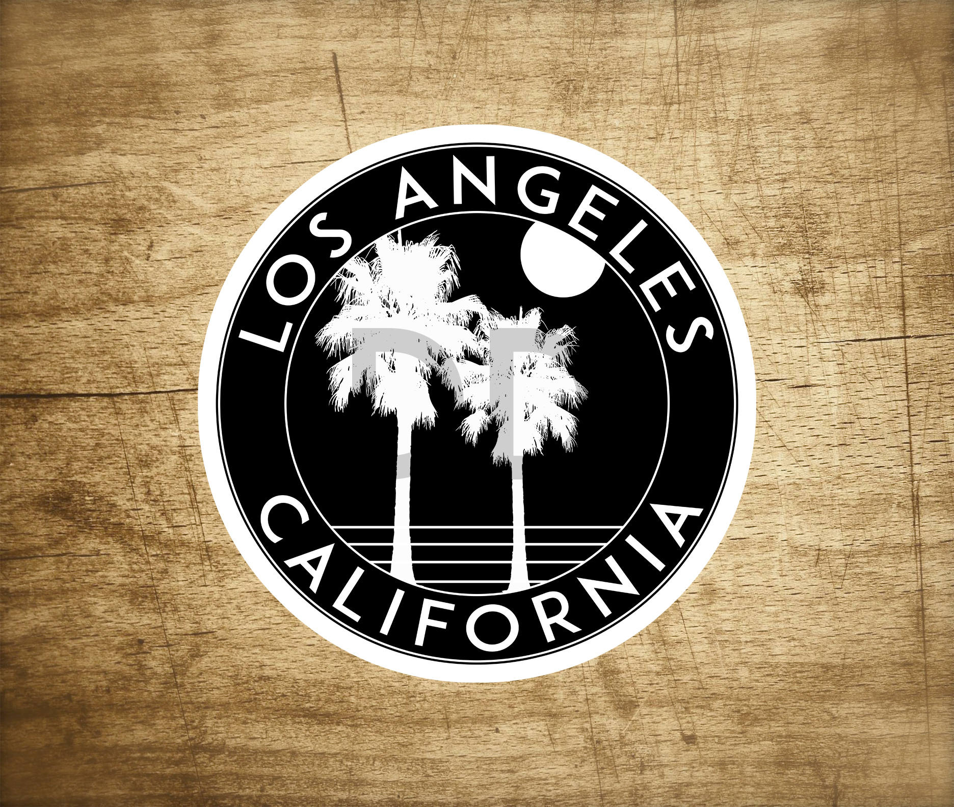 Los Angeles California Decal Sticker  3" x 3"