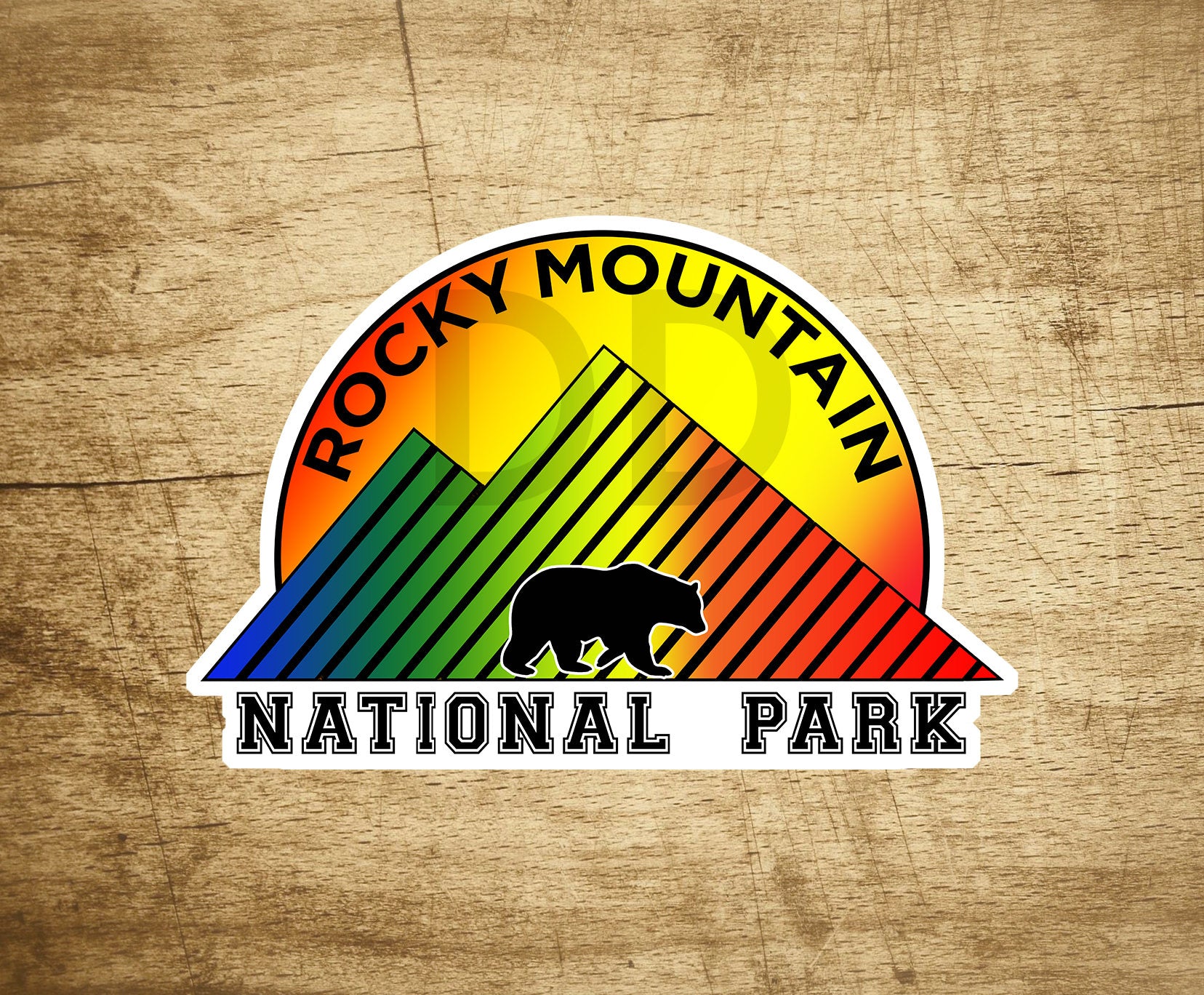 Rocky Mountain National Park Decal Sticker Colorado 4" x 2.6"