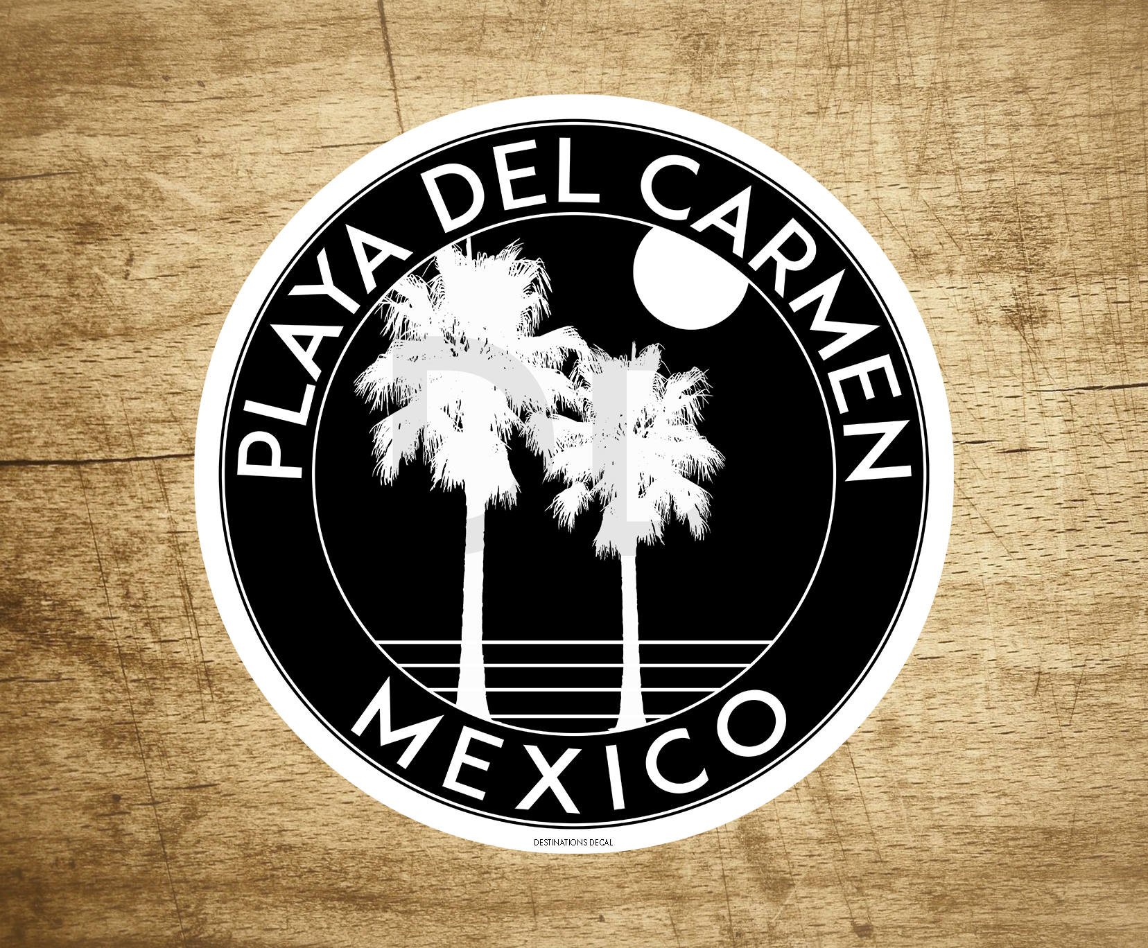 Playa Del Carmen Mexico Beach Vacation Ocean Scuba Sticker Decal 3" x 3"