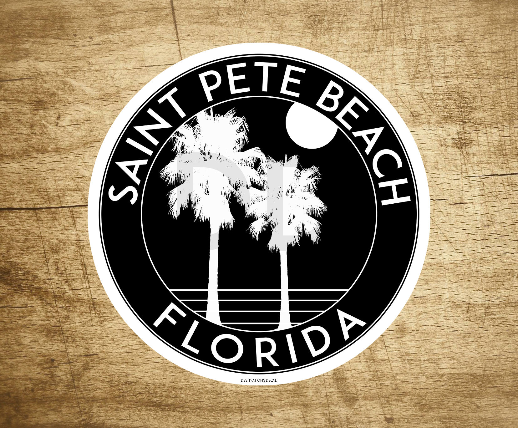 Saint Pete Beach Florida Vacation Ocean Scuba Sticker Decal 3" x 3"
