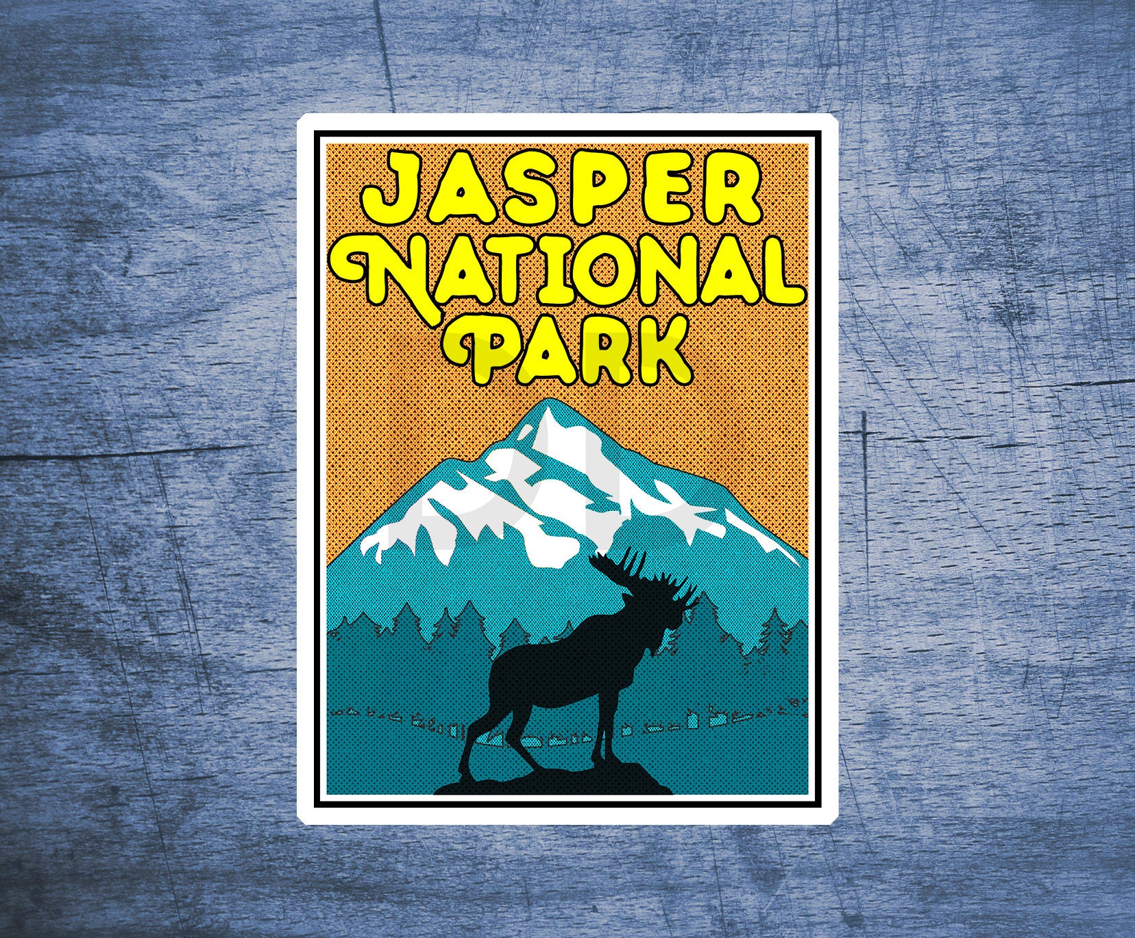 Jasper National Park Alberta Canada Decal Sticker 3