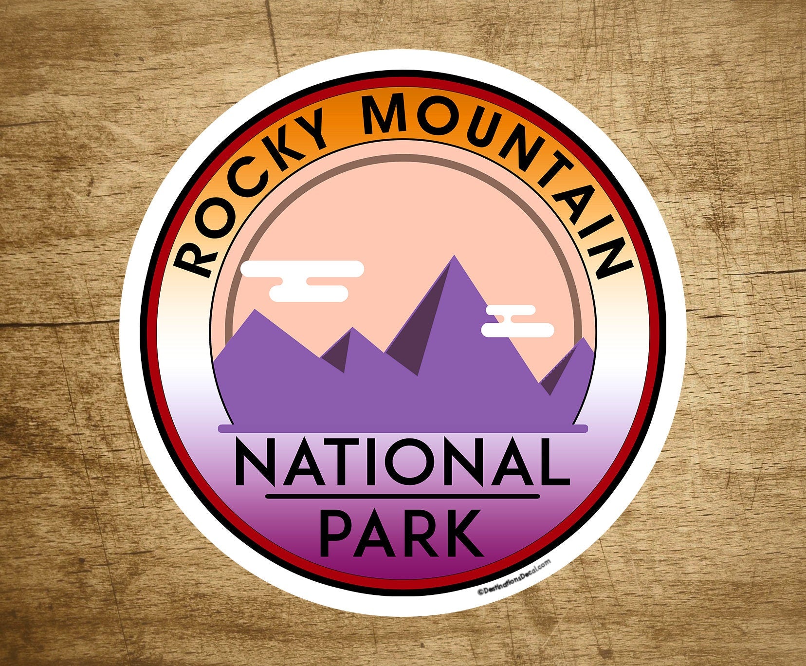 Rocky Mountain National Park 3" Sticker Decal Colorado Vinyl Indoor Outdoor