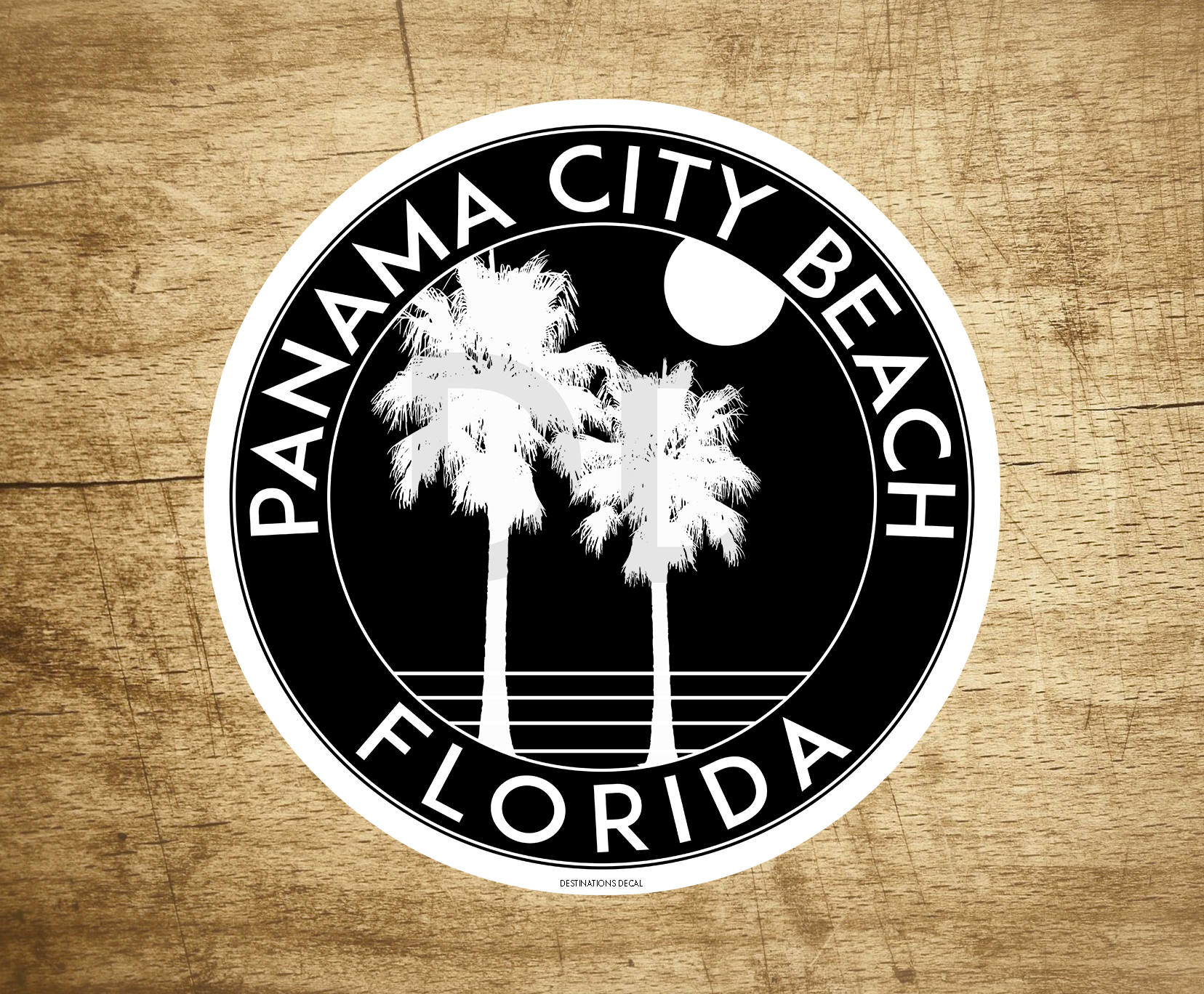 Panama City Beach Florida Vacation Ocean Scuba Sticker Decal 3" x 3"