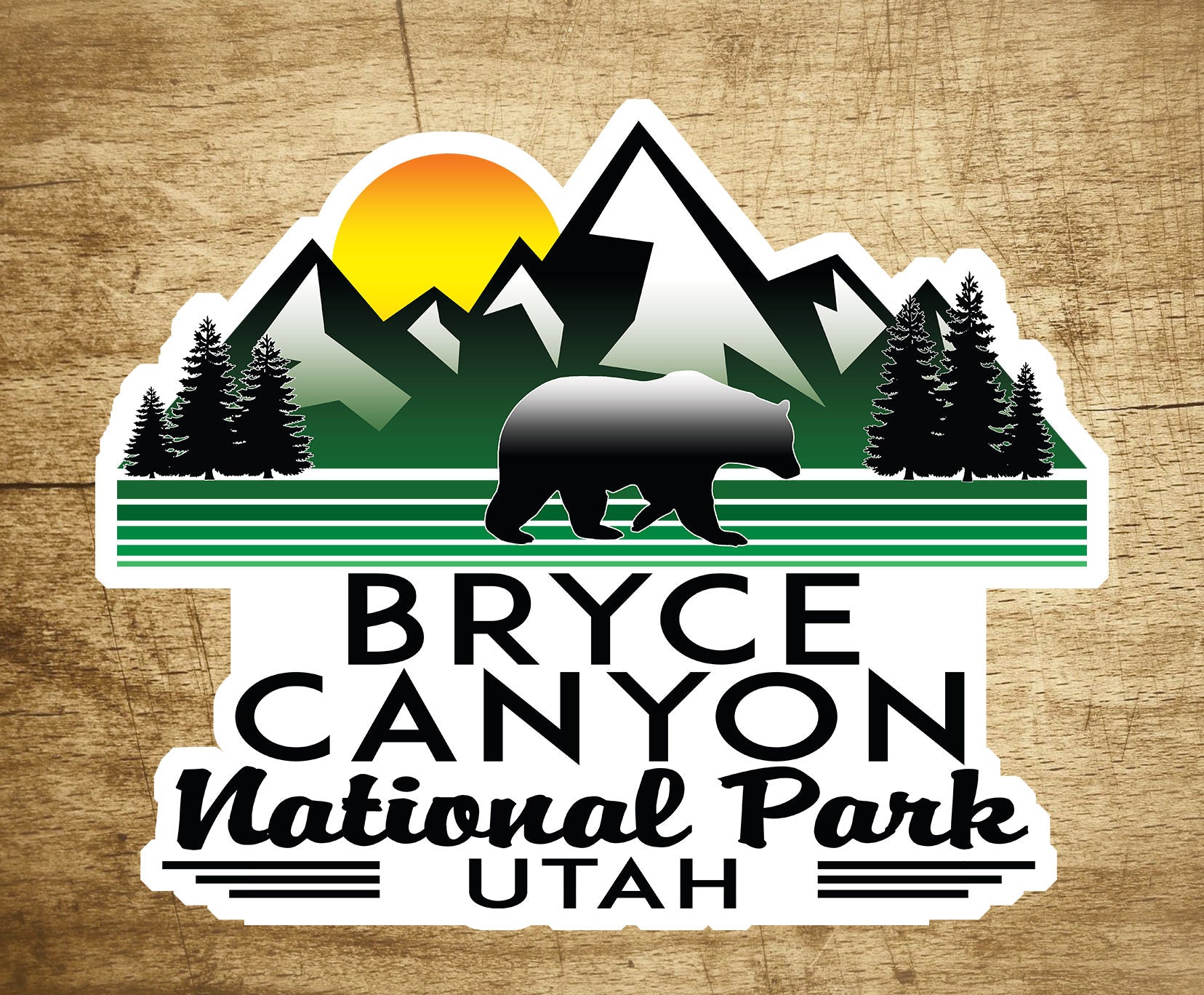 Bryce Canyon National Park UTAH Decal Sticker Vinyl 3.7" x 3"