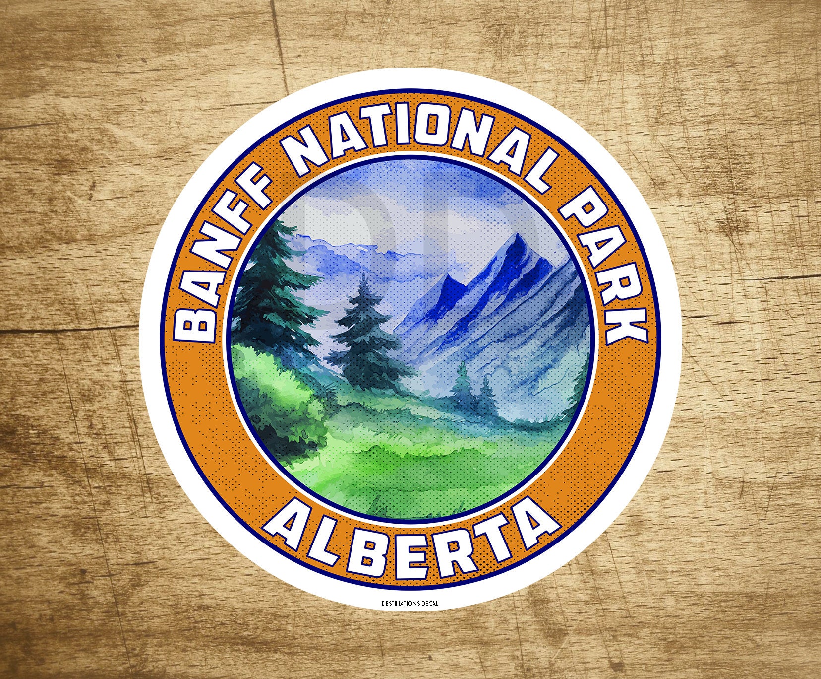 Banff National Park Alberta Canada Sticker Decal 3" x 3"