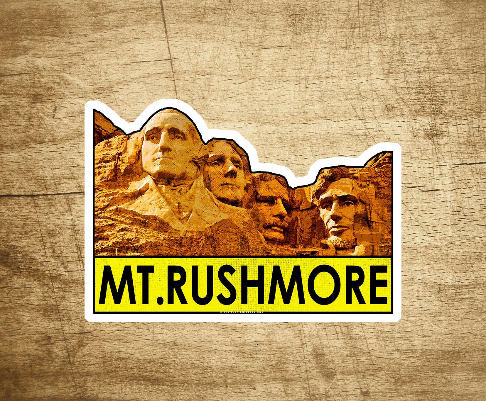Mount Rushmore Decal Sticker 3.6" x 2.5" South Dakota