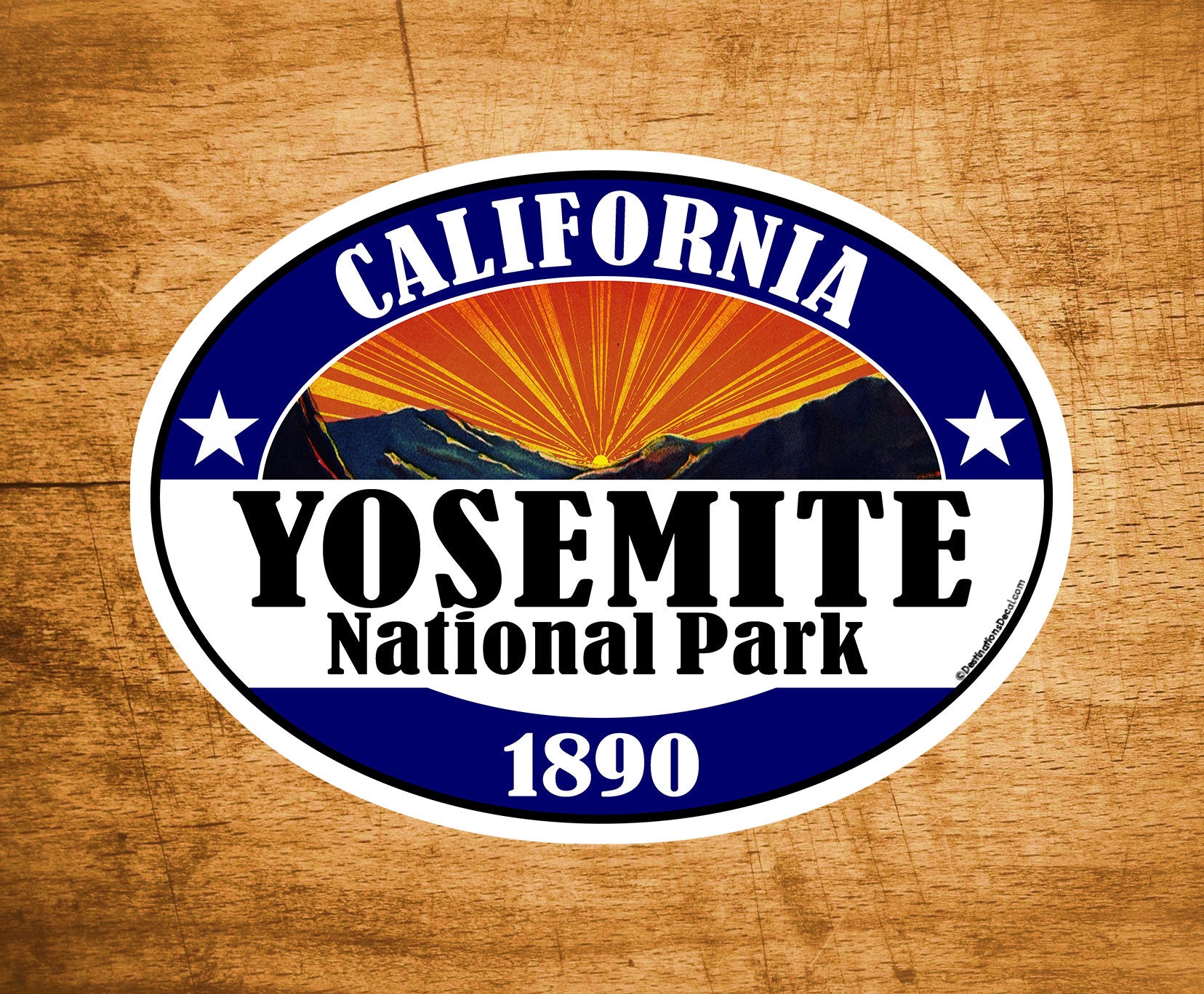 Yosemite National Park 4" x 2.9" California Decal Sticker