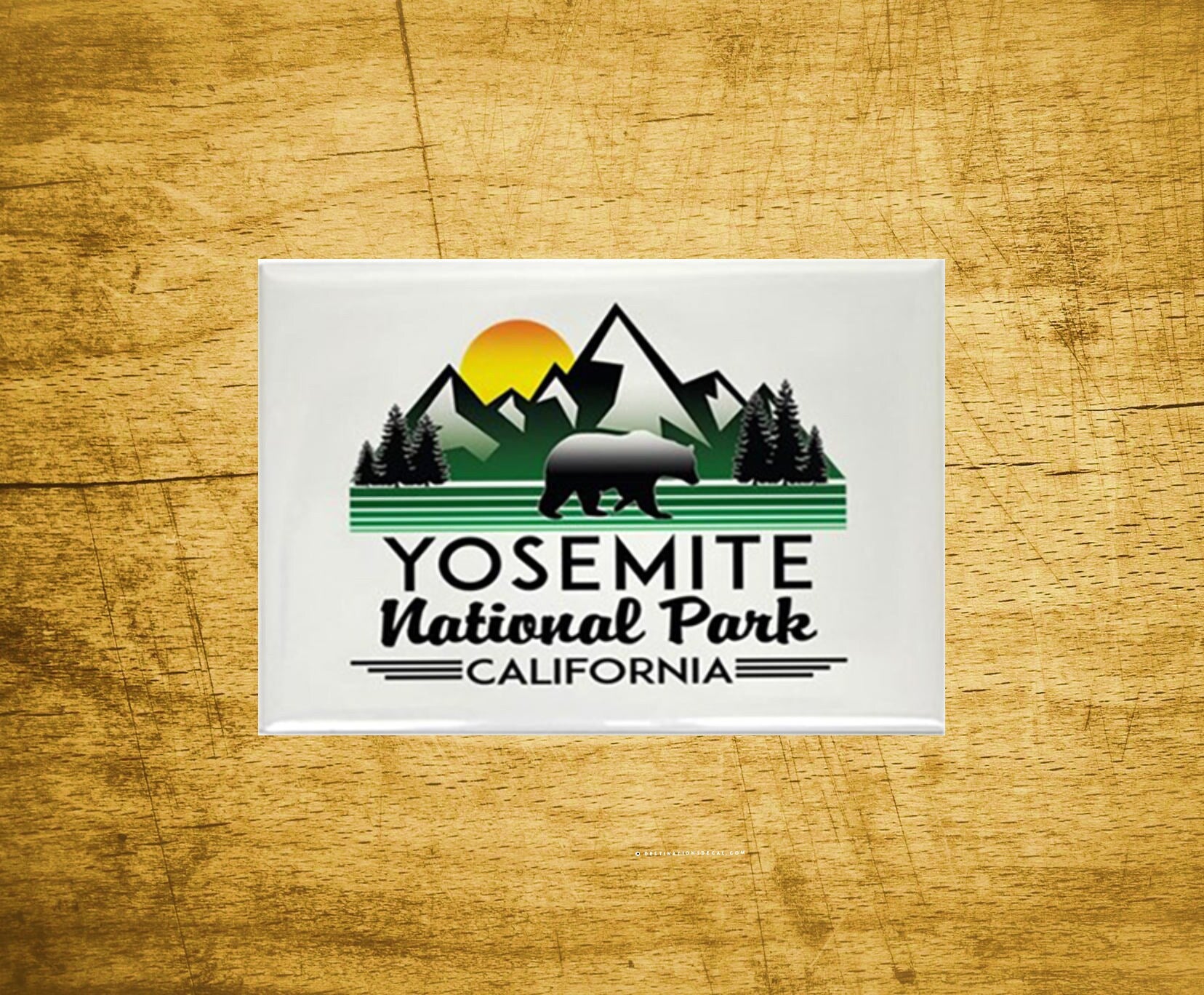 Magnet Yosemite National Park Refrigerator 2.125" x 3.125" California