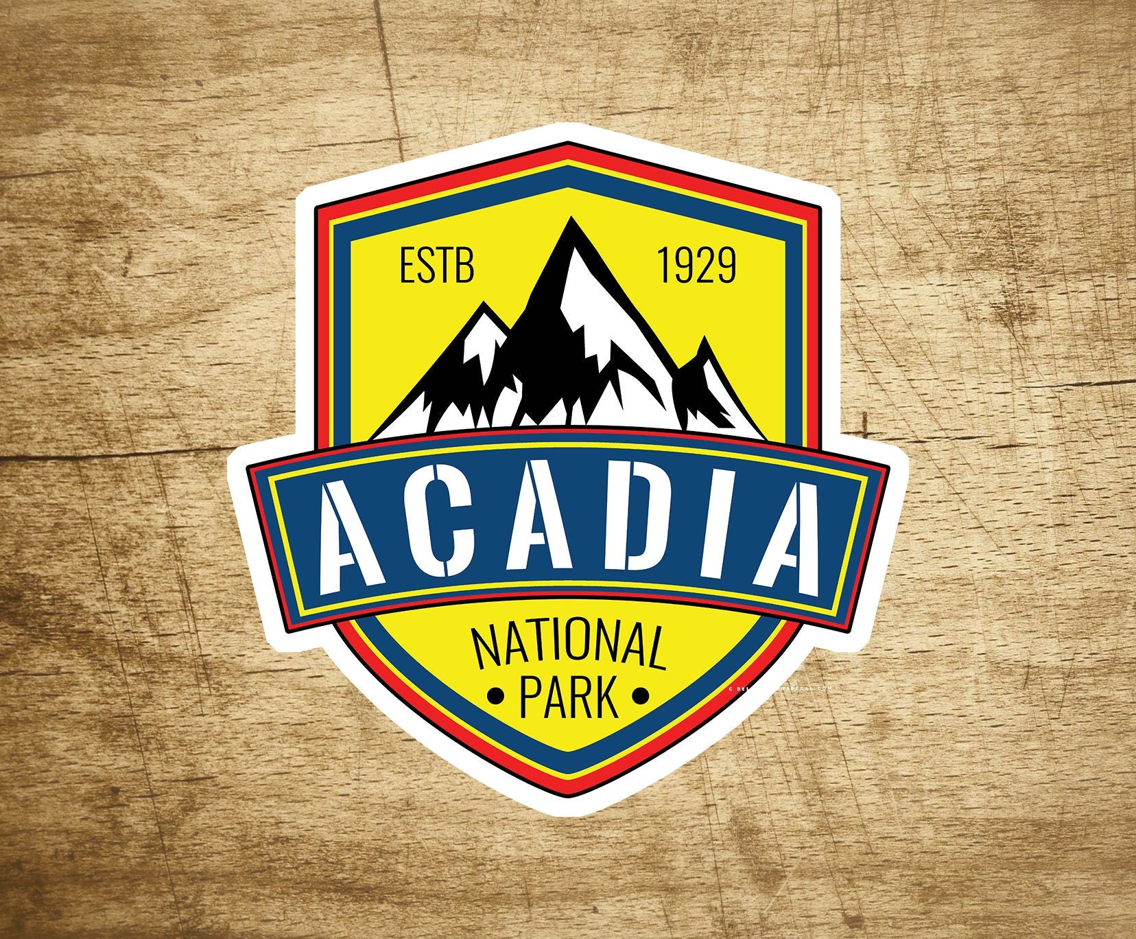 Acadia National Park Maine Sticker Decal 3" x 3" Vacation