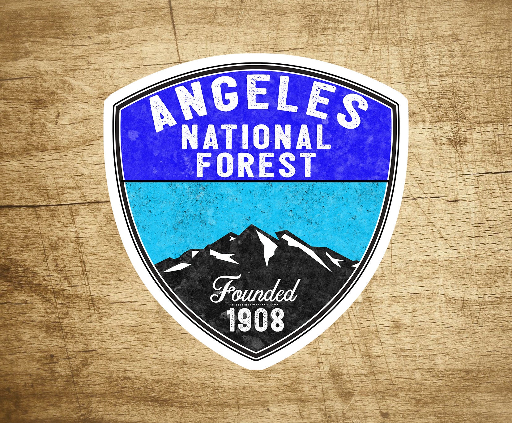 3.1" Angeles National Forest California Sticker Decal