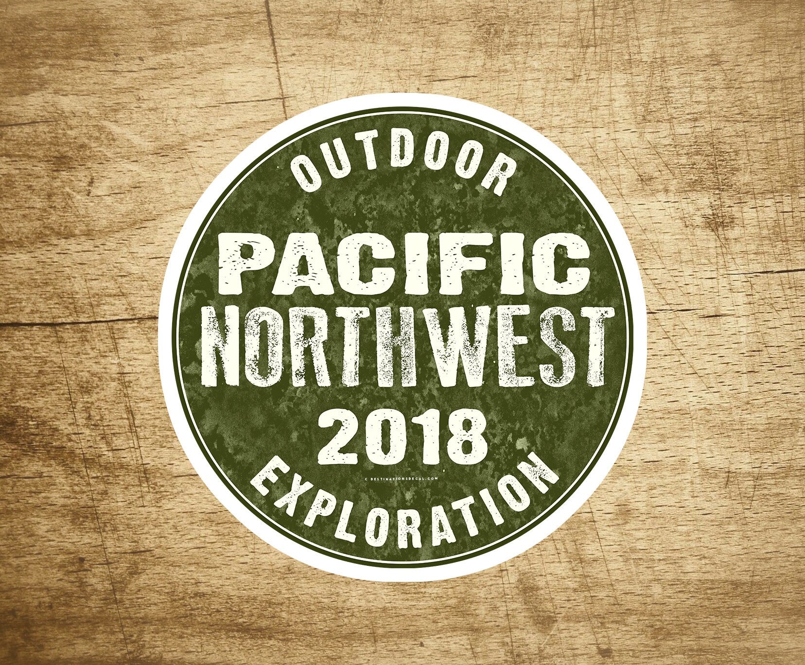 Pacific Northwest Decal Sticker 3" Nature Outdoor Exploration