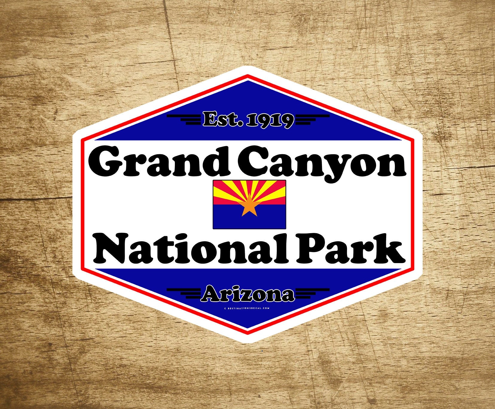 Grand Canyon National Park Arizona Decal Sticker 3.5" x 2.75"