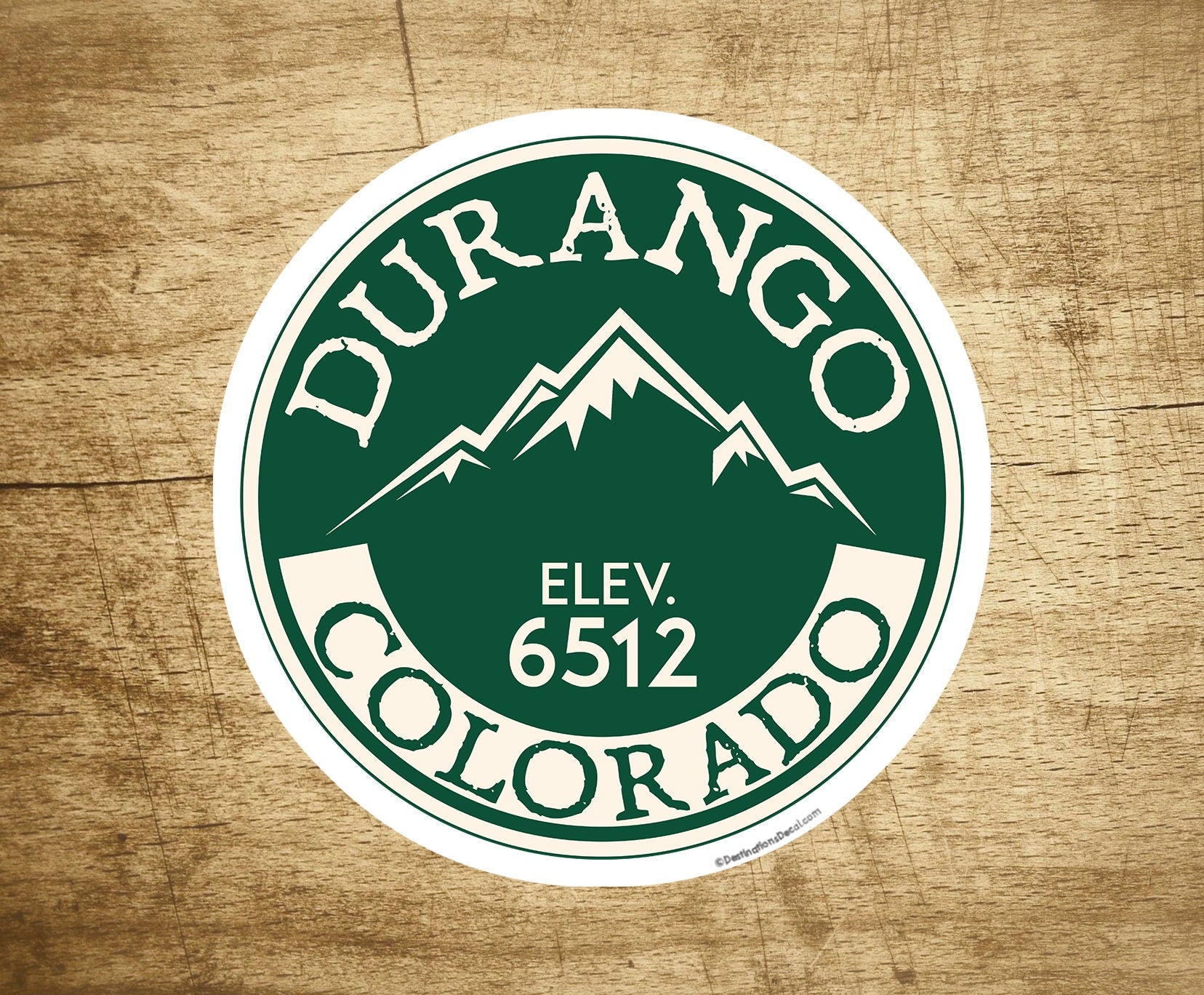 Durango Colorado Vinyl Decal Sticker 3" Mesa Verde National Park Animas