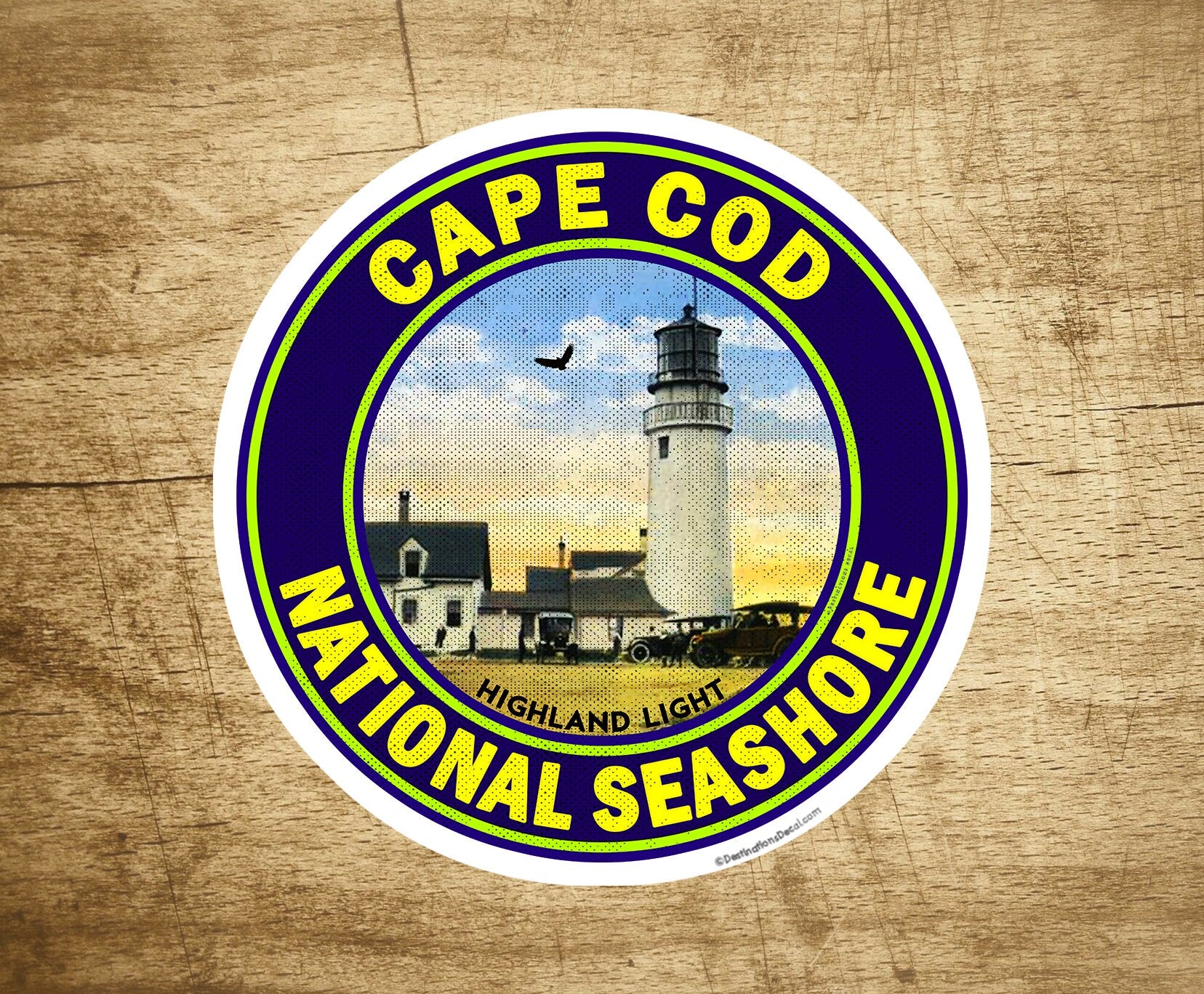 Cape Cod Highland Lighthouse 3" Sticker Decal National Seashore Vinyl