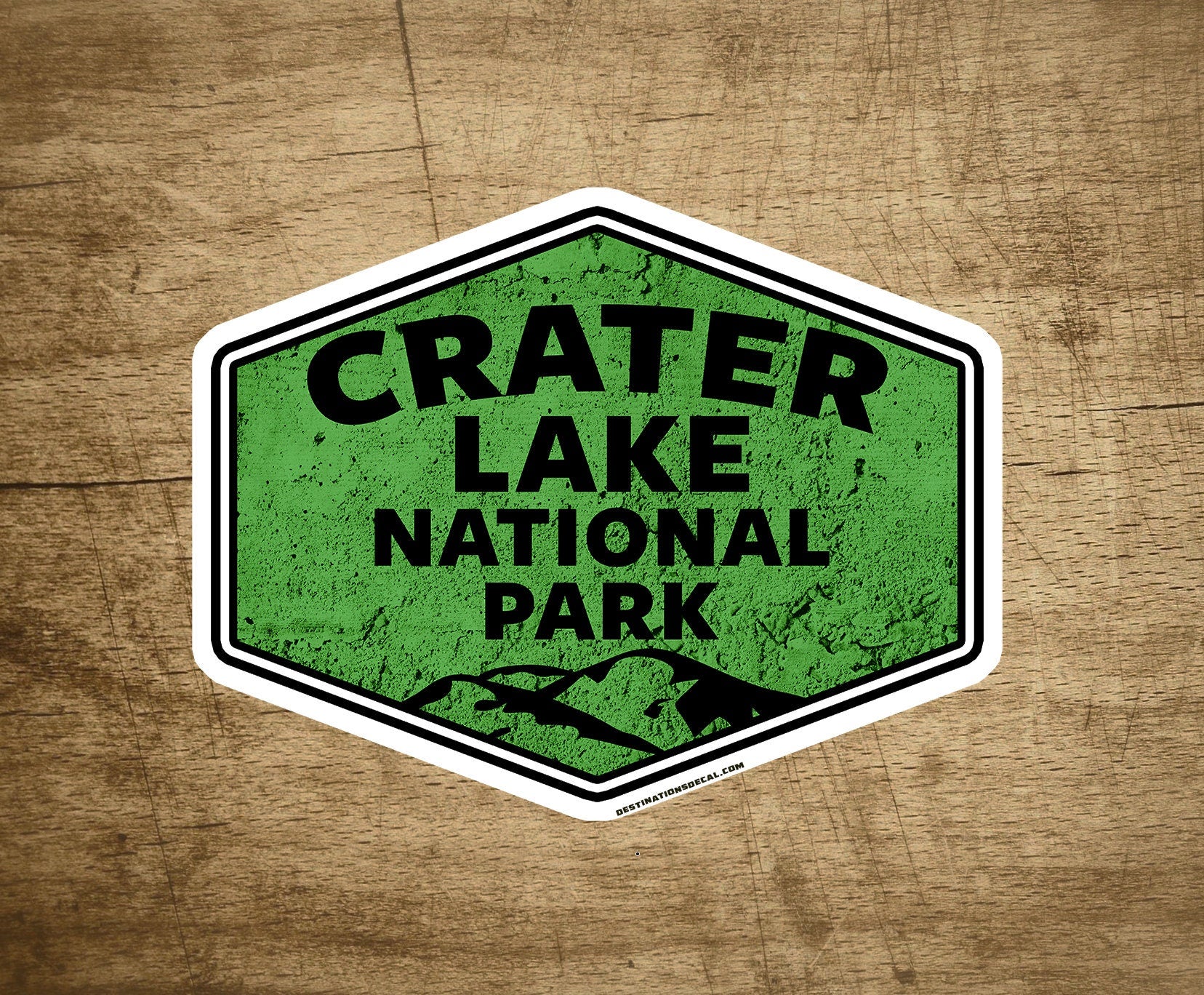 Crater Lake Oregon Sticker Decal 3.5" x 2 7/8" Vinyl Indoor Outdoor