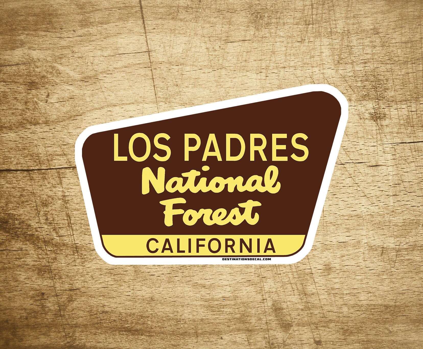 Los Padres National Forest Decal Sticker 3.75" x 2.5" California Park Vinyl