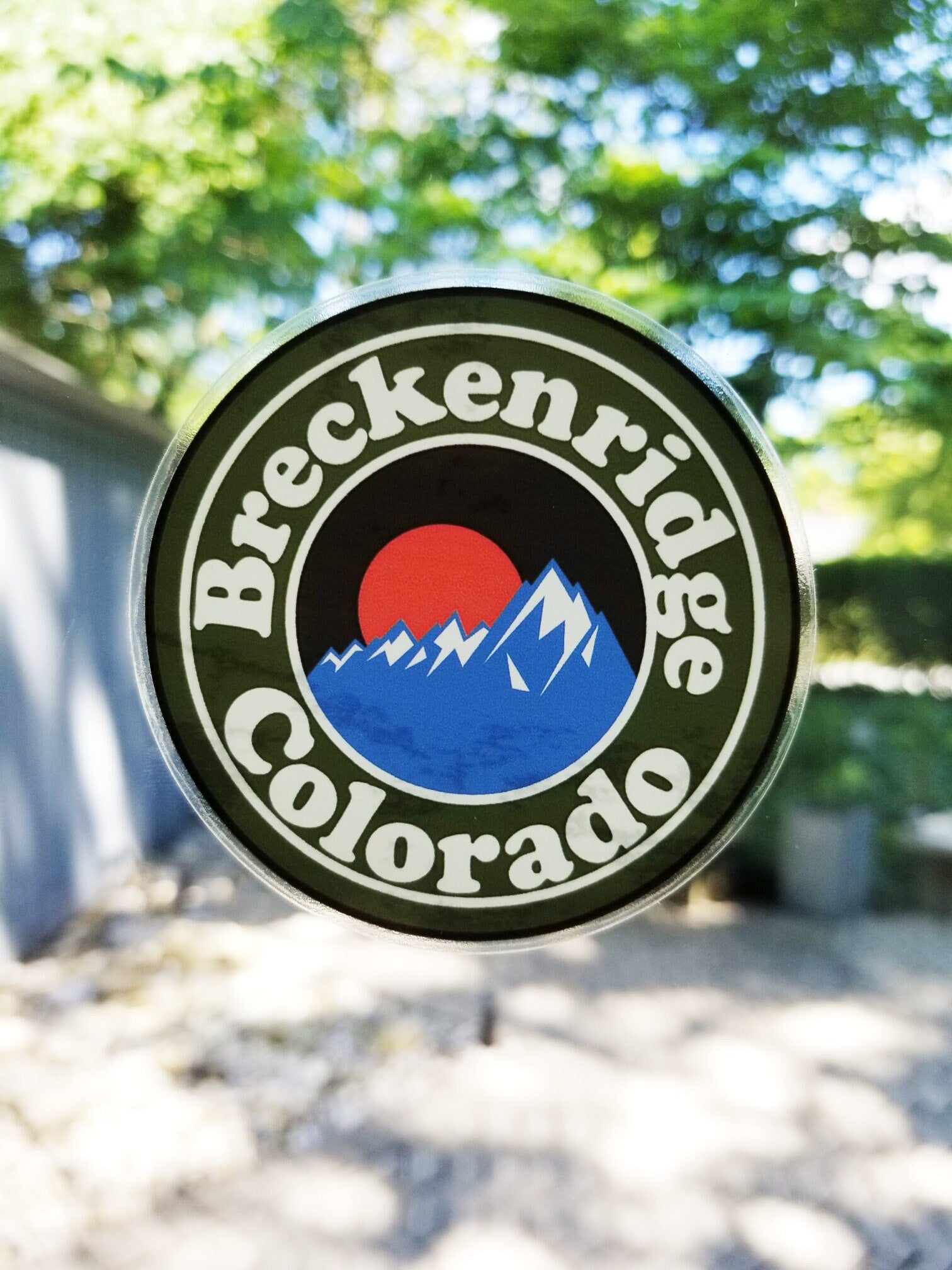 Skiing Breckenridge Colorado Decal Sticker 3" Hiking Snowboarding Ski