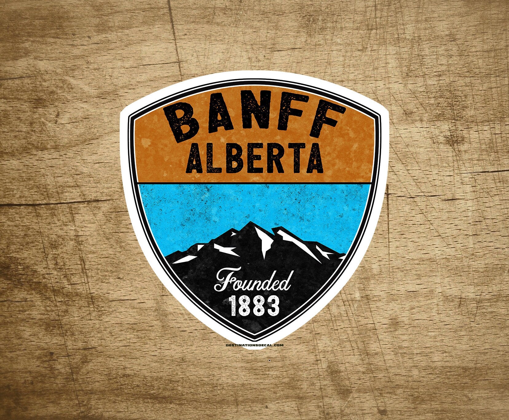 Banff  Alberta Canada Sticker Decal 3"