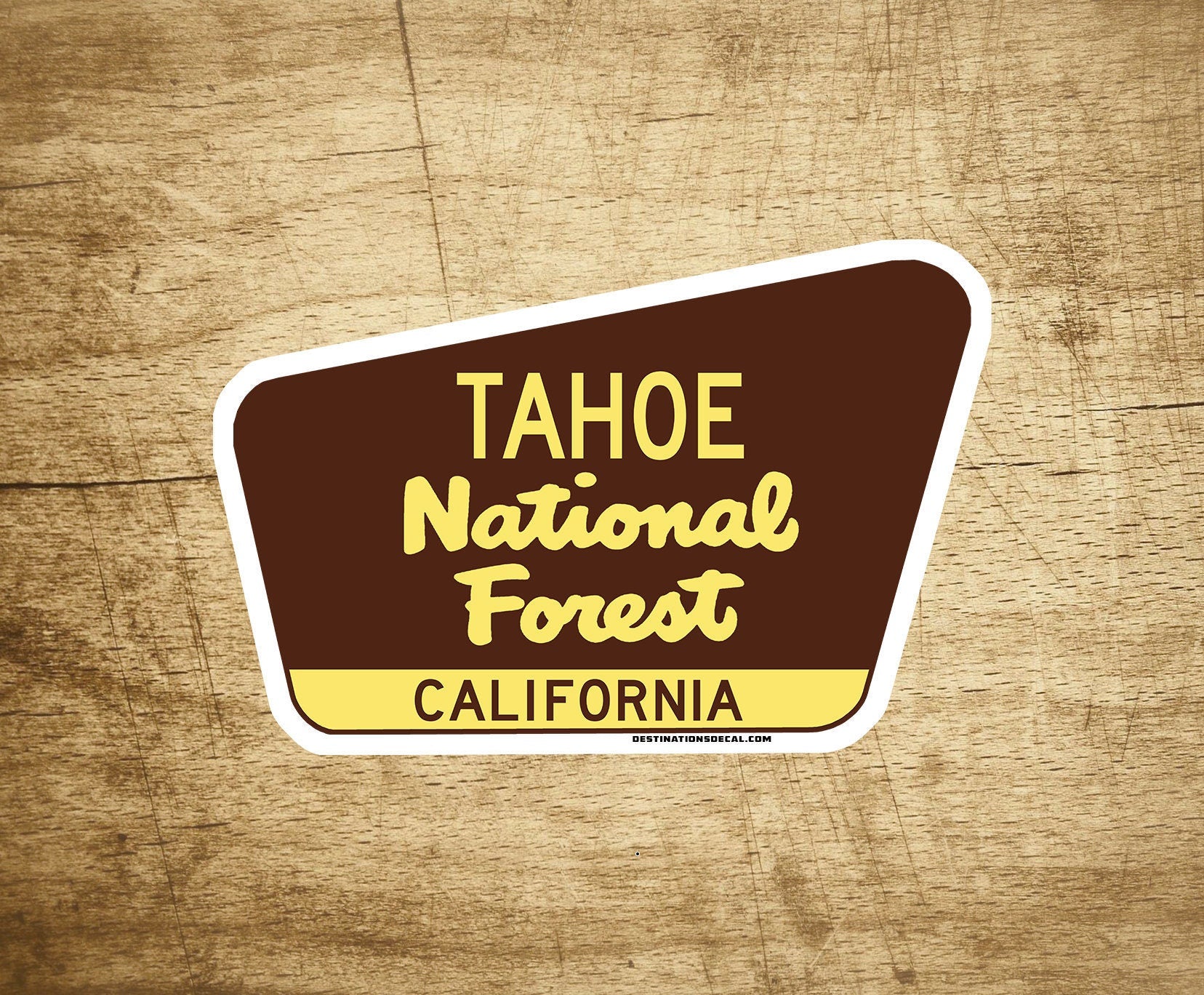 Tahoe National Forest Decal Sticker 3.75" x 2.5" California Park Vinyl