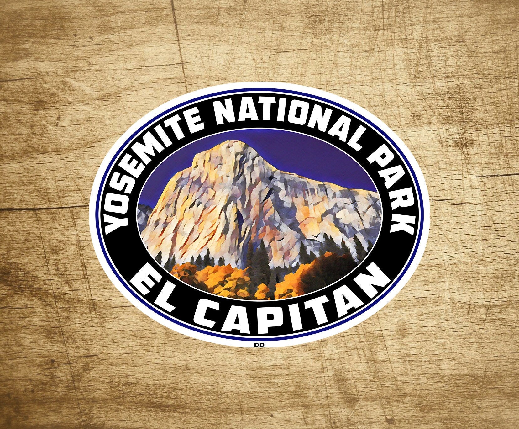 Yosemite National Park El Capitan Decal Sticker California Oval 3 3/4" x 2 1/8"