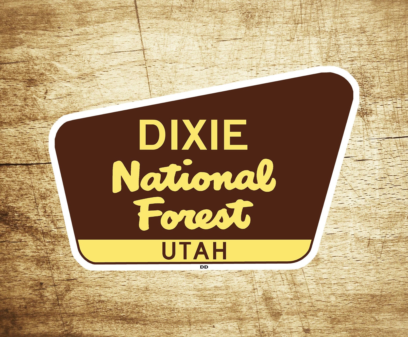 Dixie National Forest Decal Sticker 3.75" x 2.5" Utah Park Vinyl