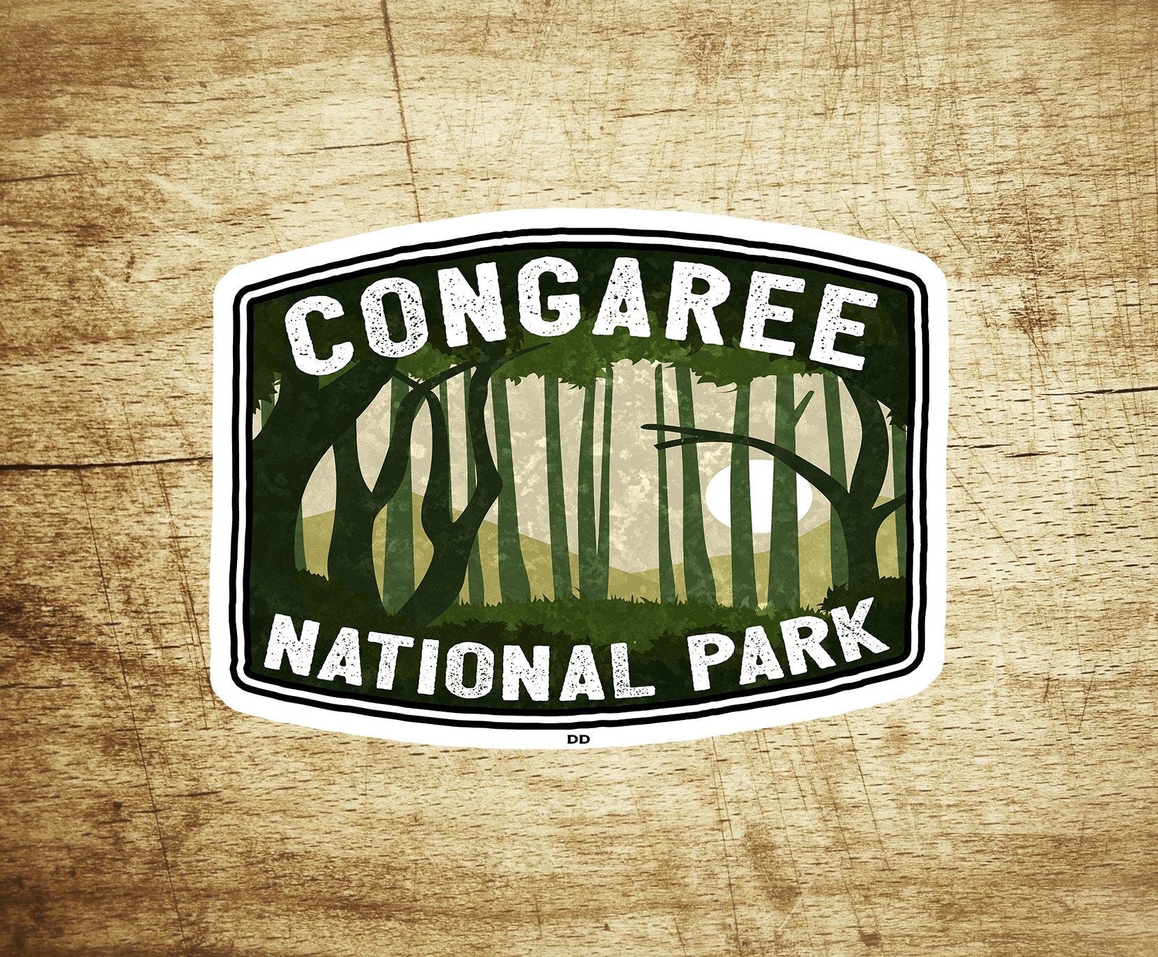 Congaree National Park Decal Sticker 3.75" Vinyl South Carolina