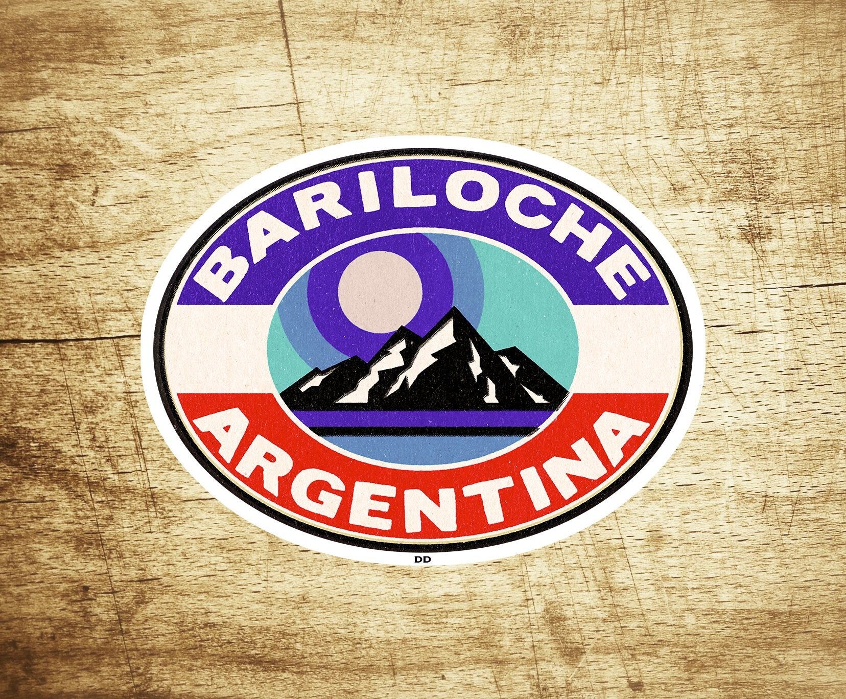 Bariloche Argentina Decal Sticker 3.75" X 2.75" Skiing Vinyl Ski Snowboarding
