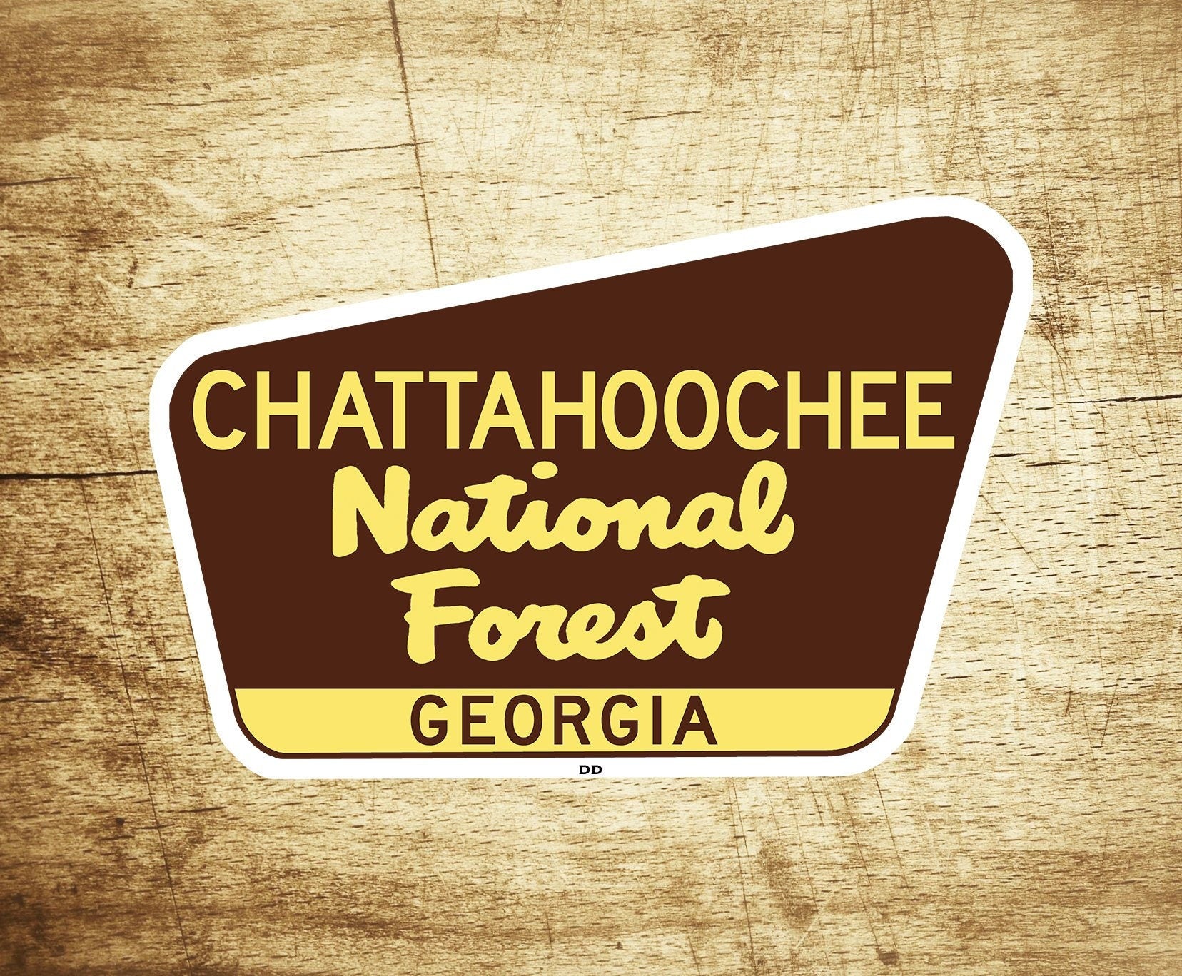 Chattahoochee National Forest Georgia Park Decal 3.75" x 2.5"