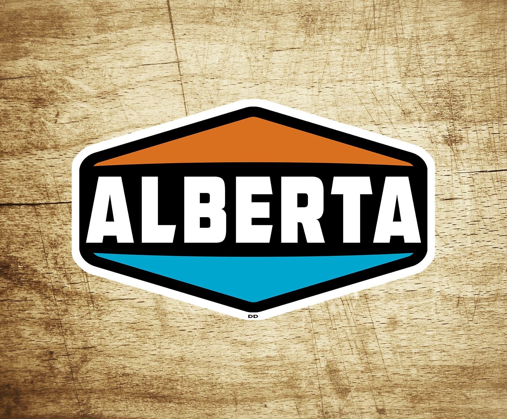 Alberta Canada Decal Sticker Skiing Ski Calgary Banff  3.75" x 2.4"
