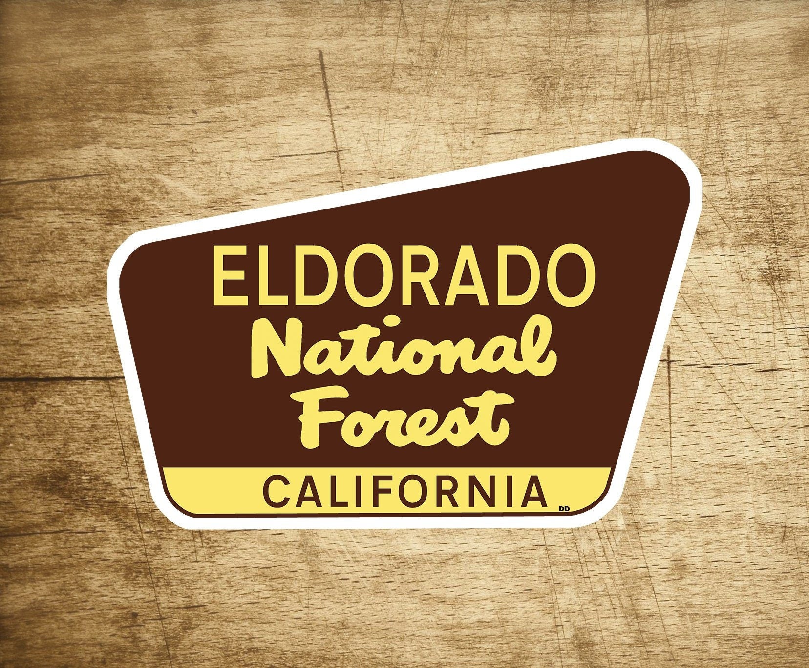 Eldorado National Forest Decal Sticker 3.75" x 2.5" California Park Vinyl