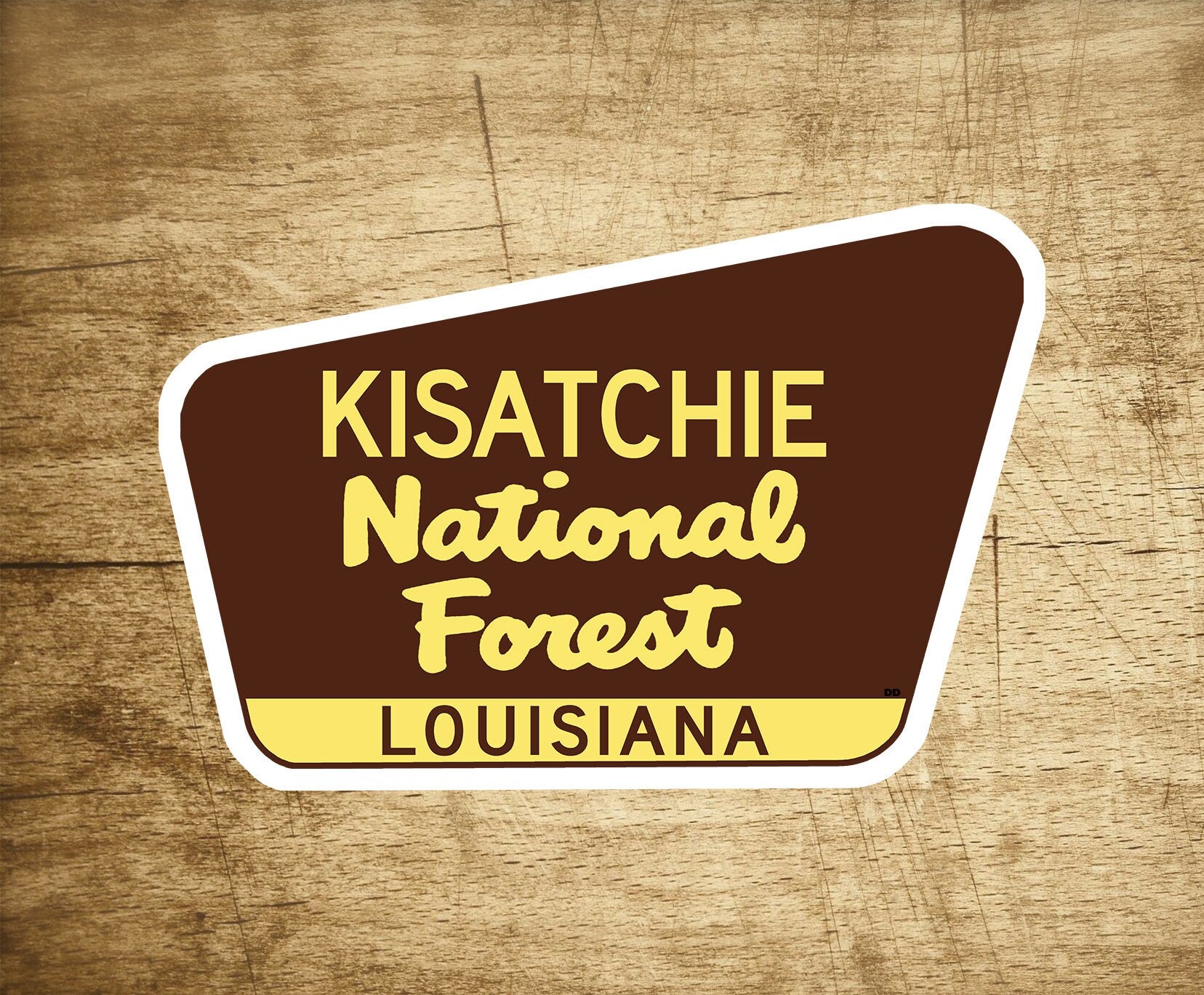 Kisatchie National Forest Decal Sticker 3.75" x 2.5" Louisiana Park Vinyl