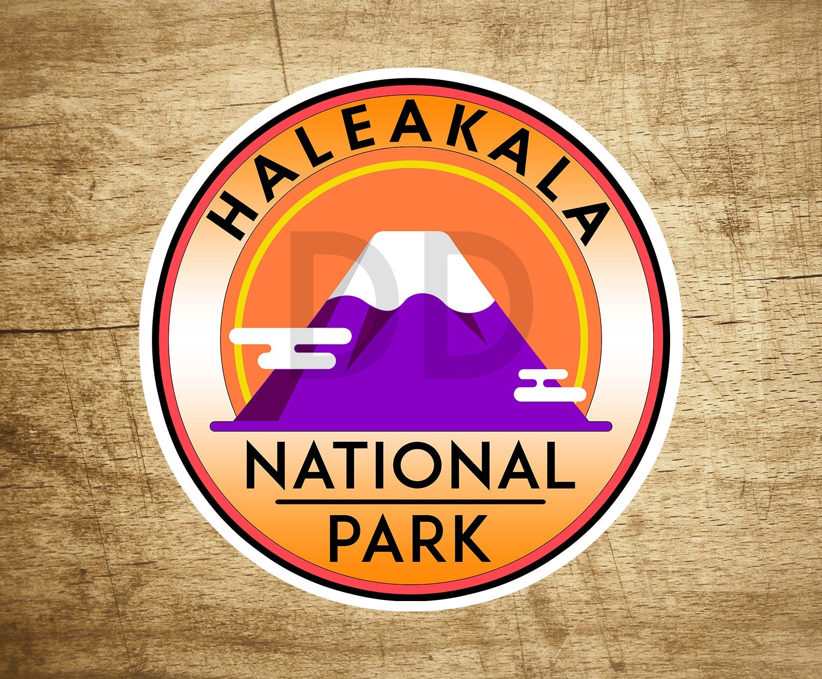 Haleakala National Park 3" Hawaii Decal Sticker Volcano