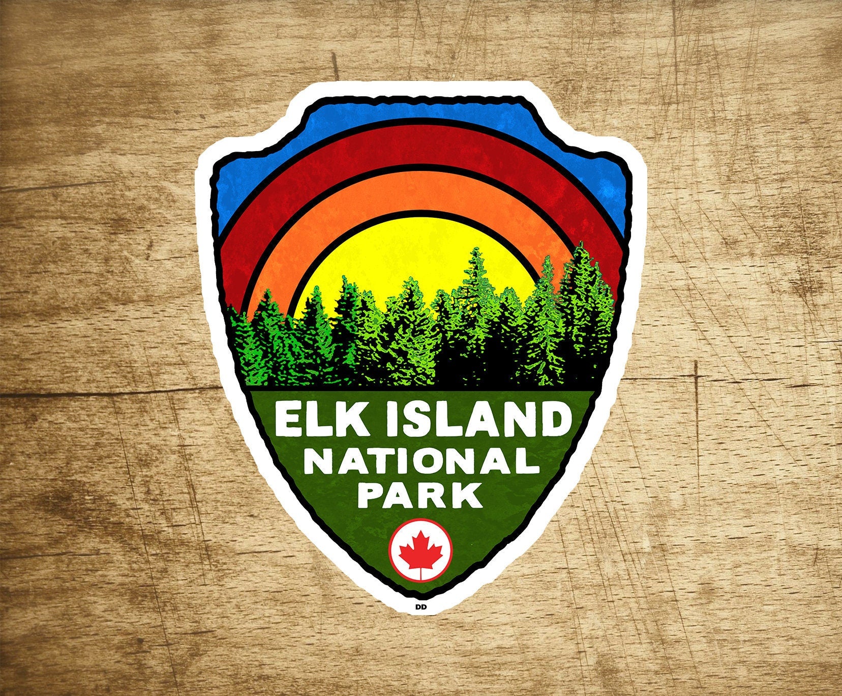 3.25" Elk Island National Park Decal Sticker Alberta Canada Vinyl