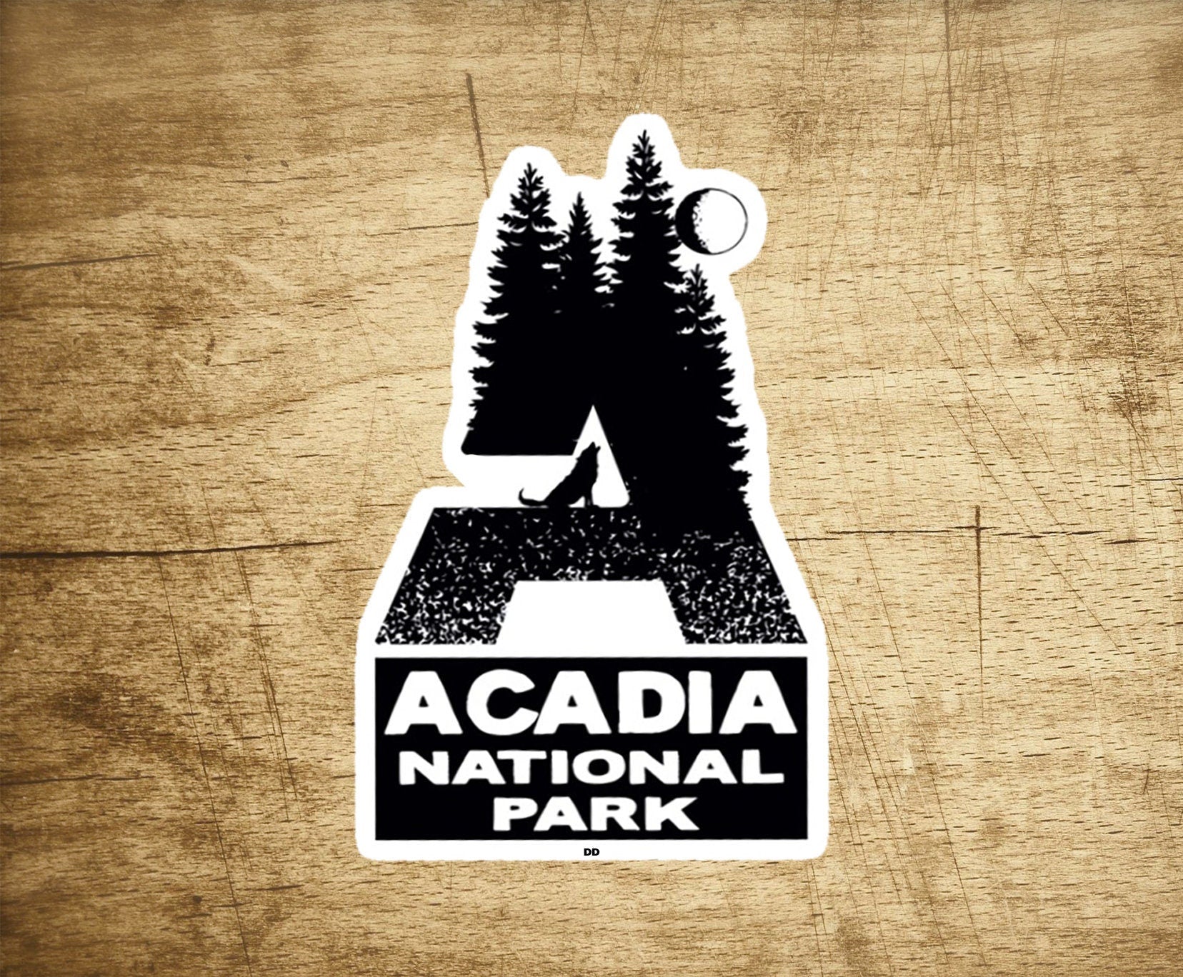 Acadia National Park Maine Sticker Decal 3 3/4" x 2 1/8" Vacation