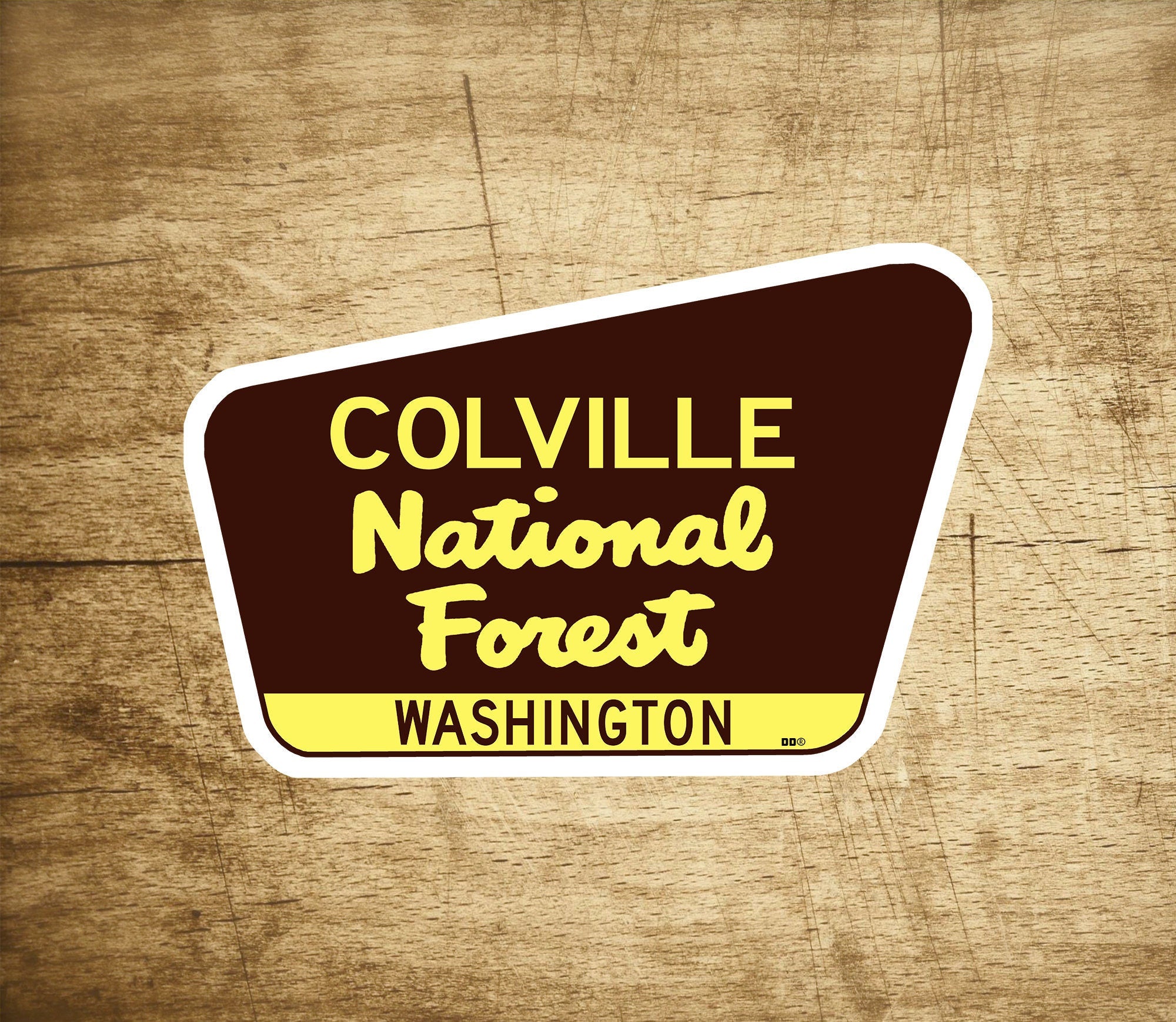 Colville National Forest Decal Sticker 3.75" x 2.5" Washington Park Vinyl Laptop Bumper Luggage