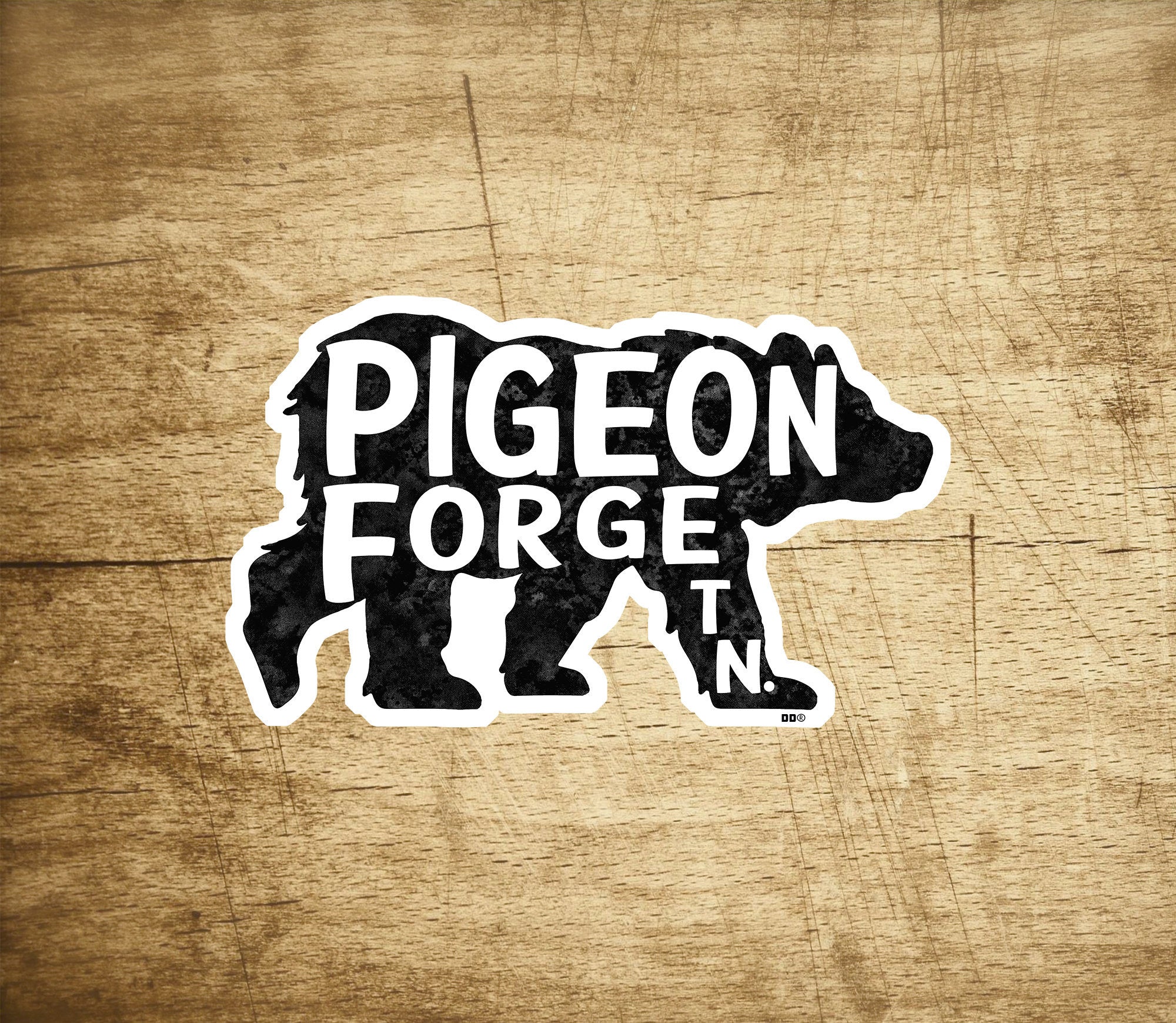 Pigeon Forge Tennessee Decal Sticker 3.8" x 2.4" Great Smoky Mountains Gatlinburg Vinyl