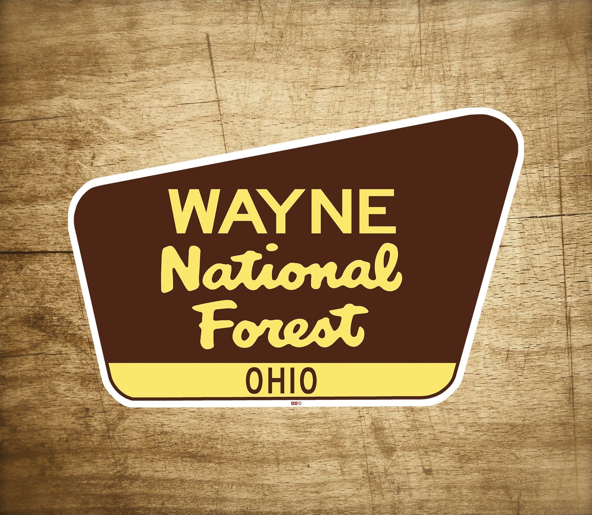 Wayne National Forest Decal Sticker 3.75" x 2.5" Ohio Park Vinyl